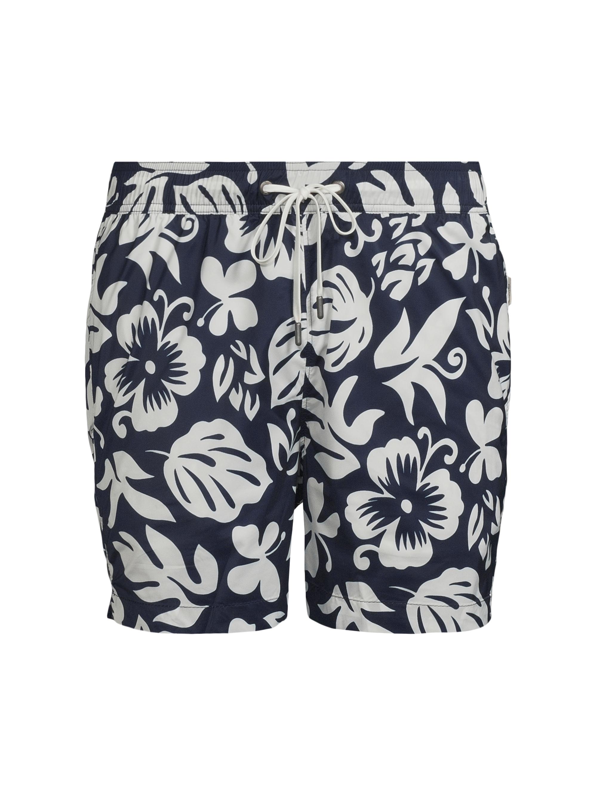 Onia Men's Charles 5''Swim Trunks - Deep Navy Multi