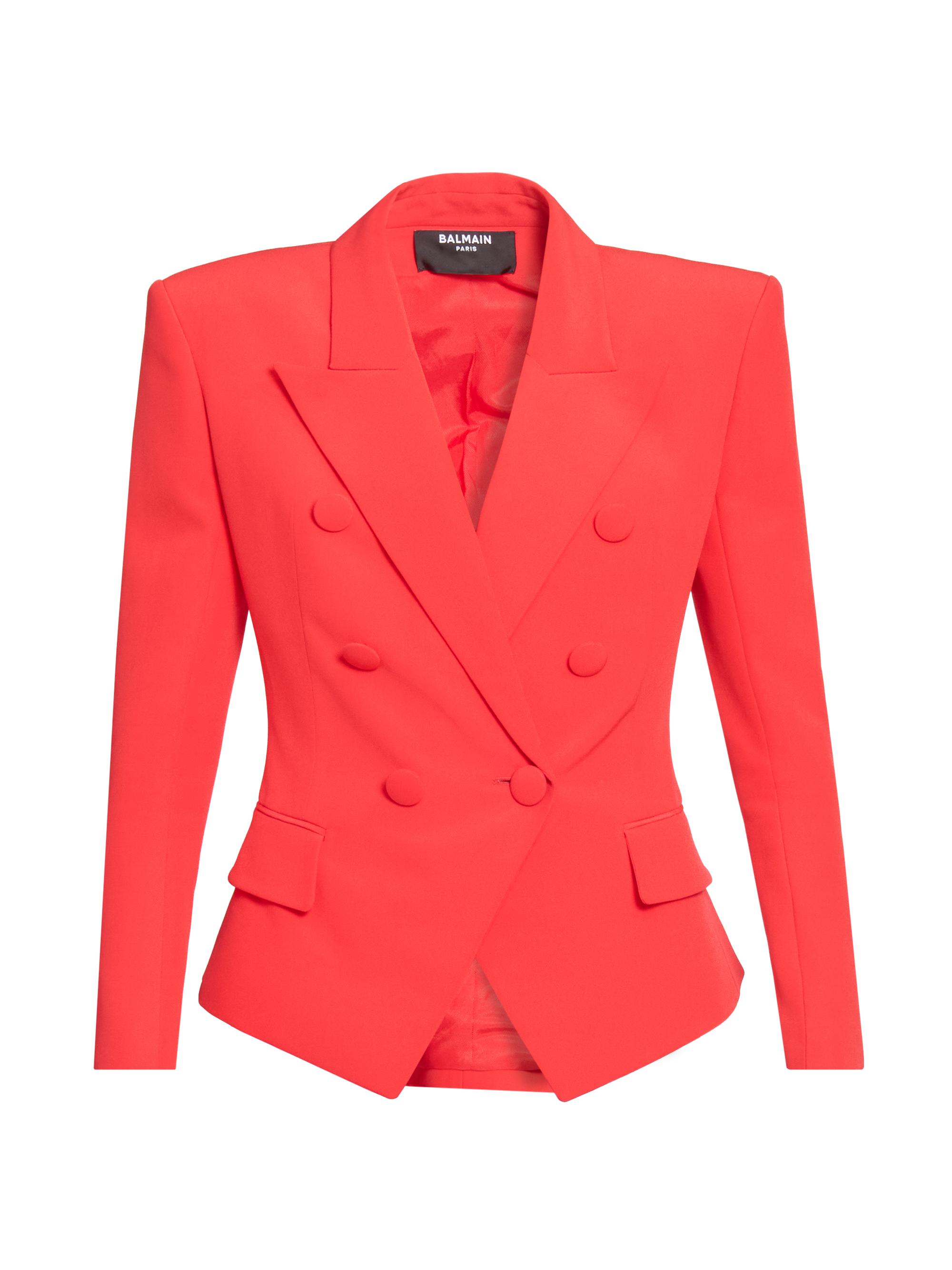 Balmain Tweed Collarless Tailored Jacket | Saks Fifth Avenue