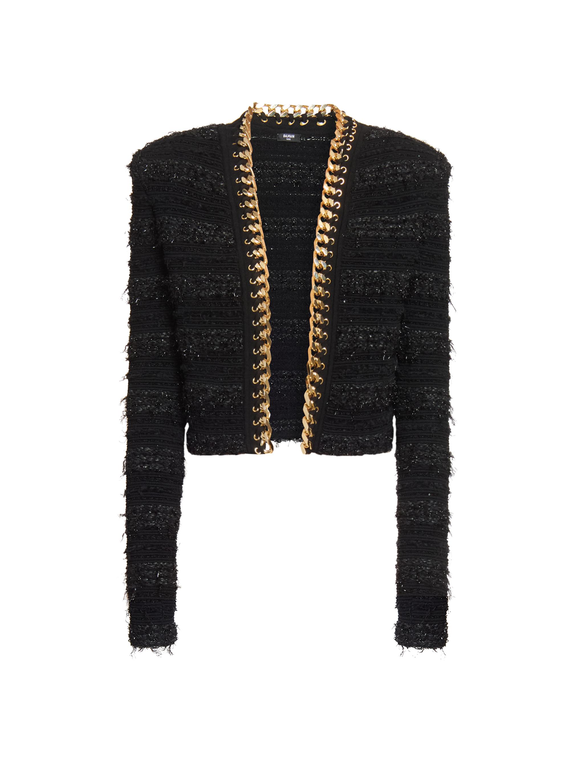 美品 laubeblanc mix tweed No collar jacket Mix tweed No collar