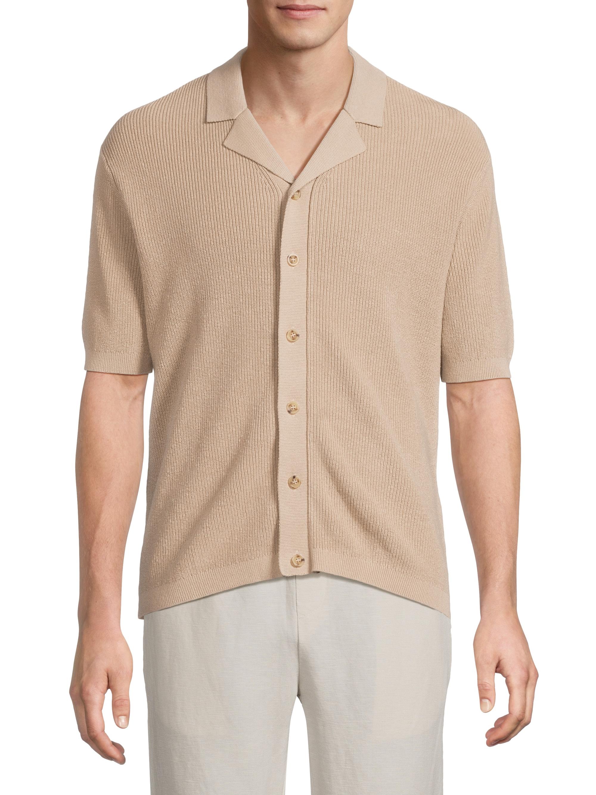 Onia Linen-Cotton Knit Camp Shirt | Saks Fifth Avenue
