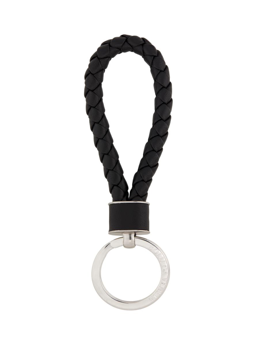 VIP【送料関税込】BOTTEGA VENETA INTRECCIO LEATHER KEYRING Bottega Veneta Leather Intreccio Keyring | Harrods US