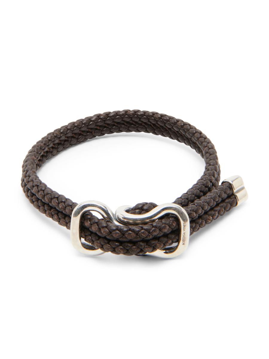 Bottega Veneta Braided Leather Bracelet | Saks Fifth Avenue