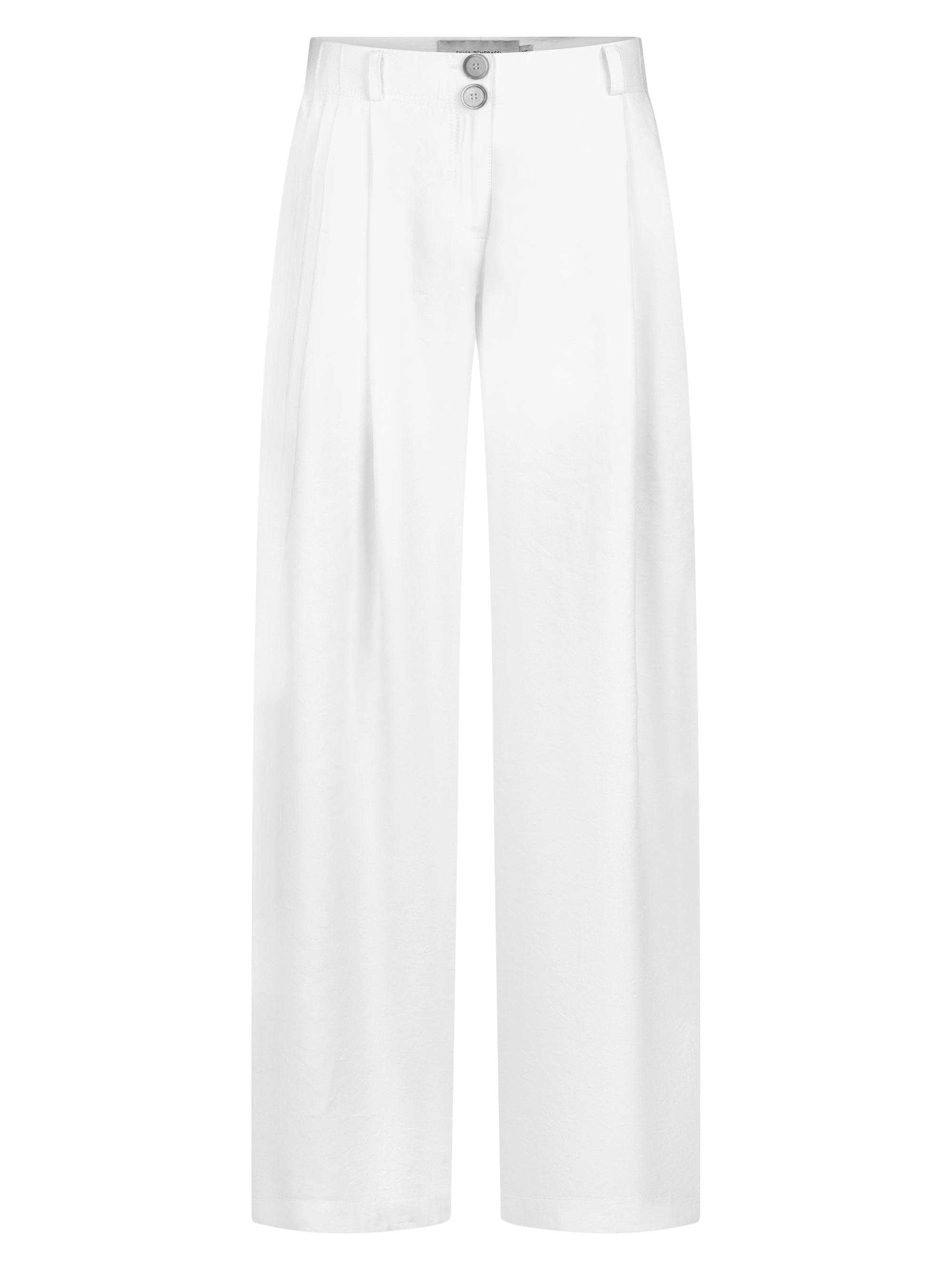 Silvia Tcherassi Women's Opal Wide-Leg Pants - White