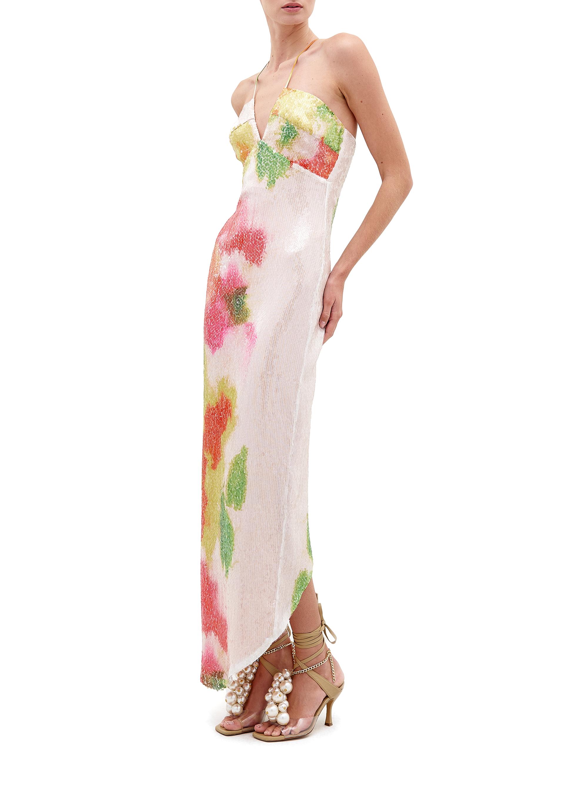 Silvia Tcherassi Lisseth Sequined Slip Gown | Saks Fifth Avenue