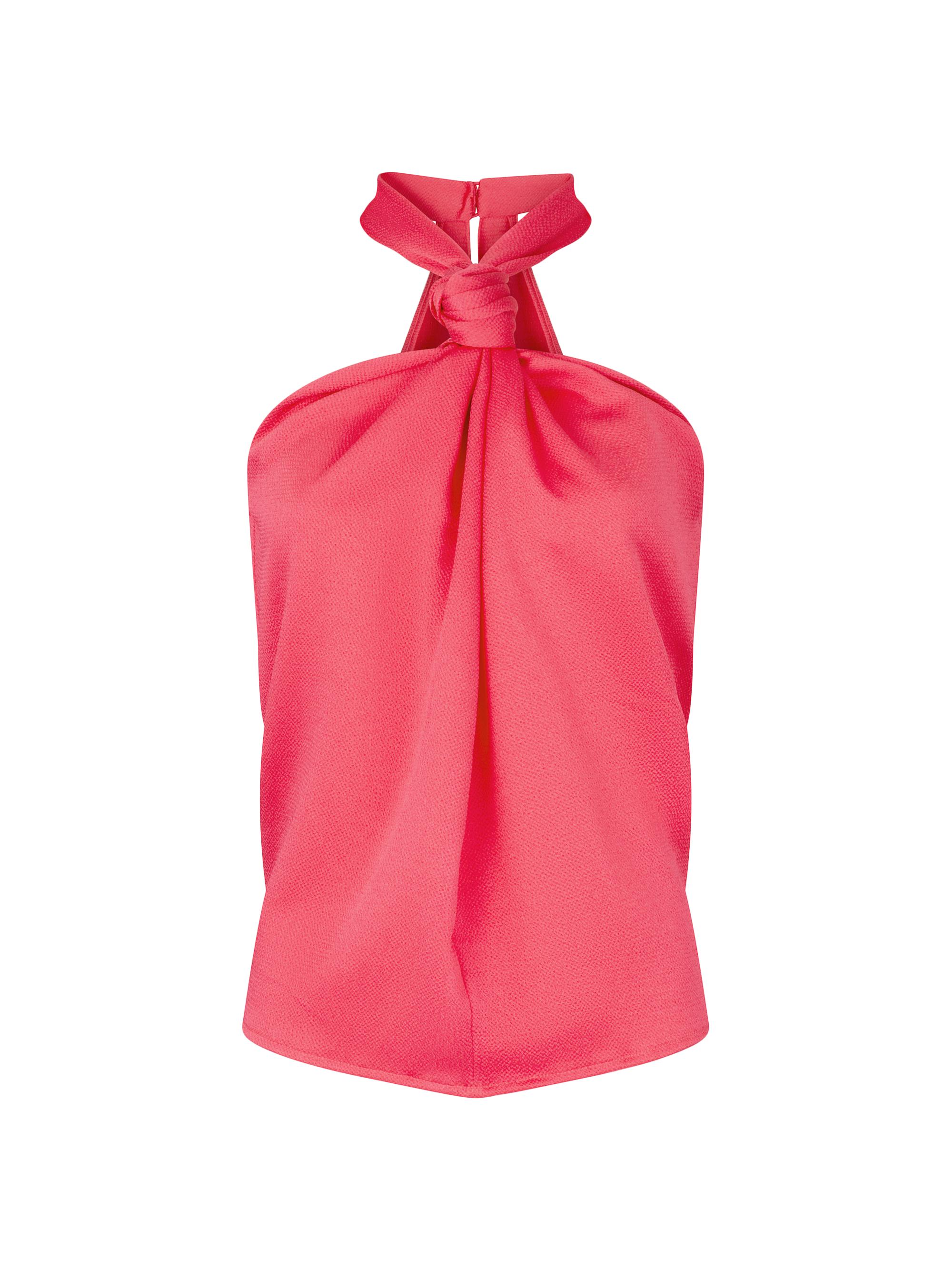 Silvia Tcherassi Women's Teagan Hammered Satin Blouse - Peony