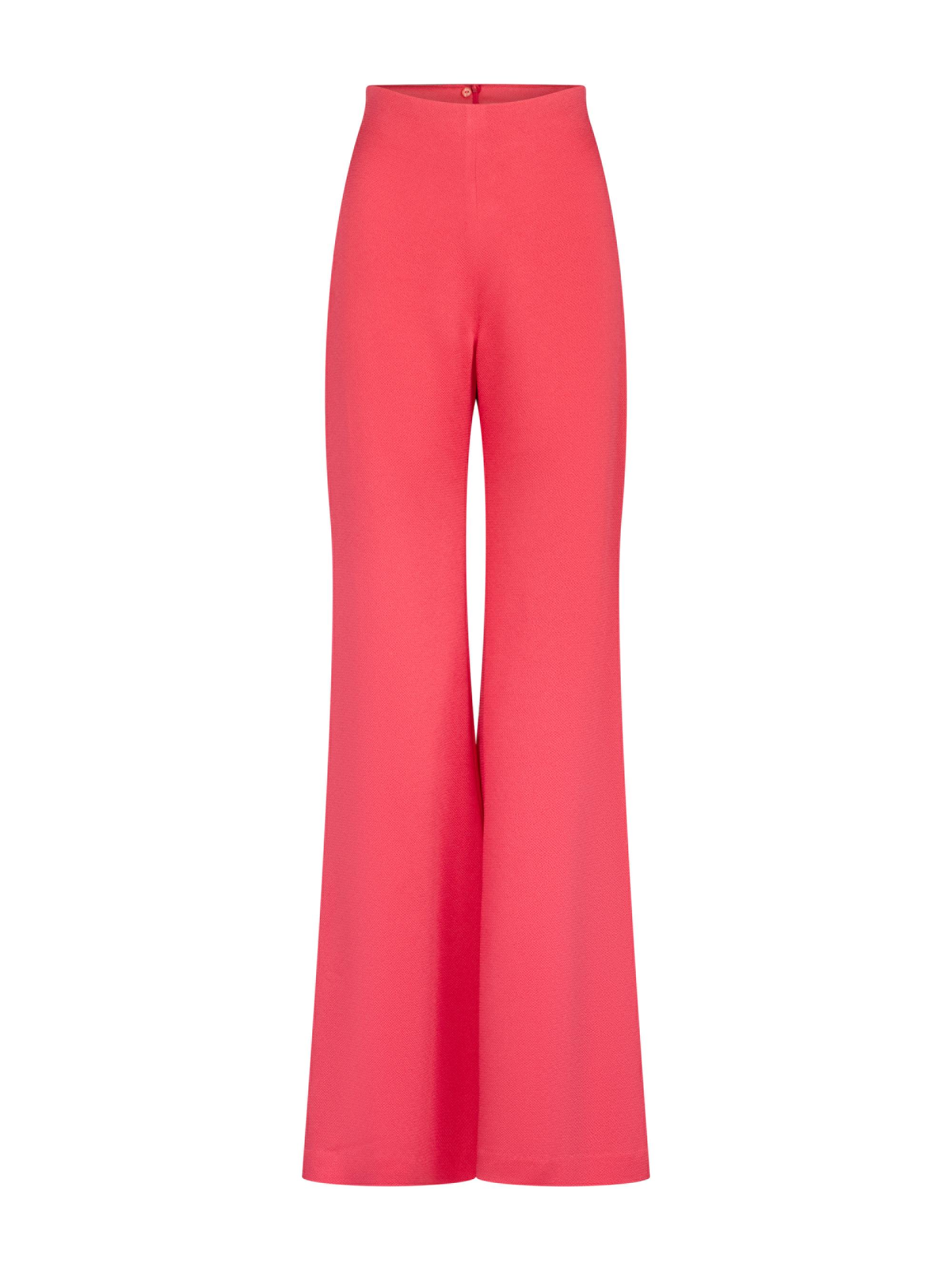 Silvia Tcherassi Women's Palermo Hammered Satin Pants - Peony