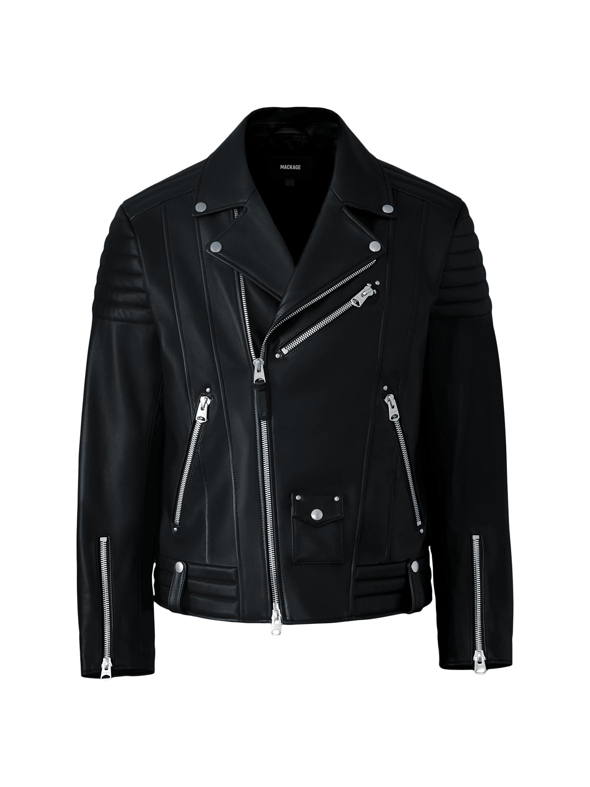 Acne Studios Distressed Leather Biker Jacket | Saks Fifth Avenue