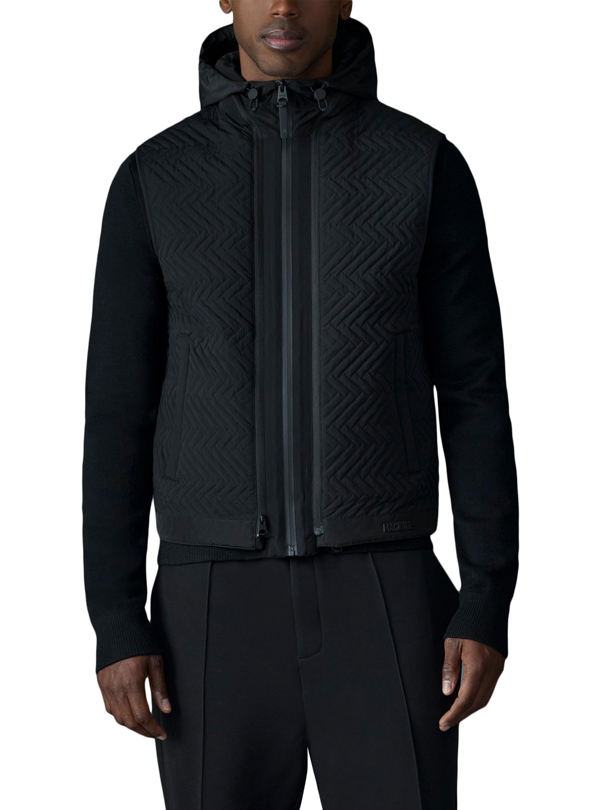 ジャケット・アウター Black Barrett nailBarrett coating jacket Mackage Barrett 3-In-1 Quilted Hybrid Light Jacket | Saks Fifth Avenue