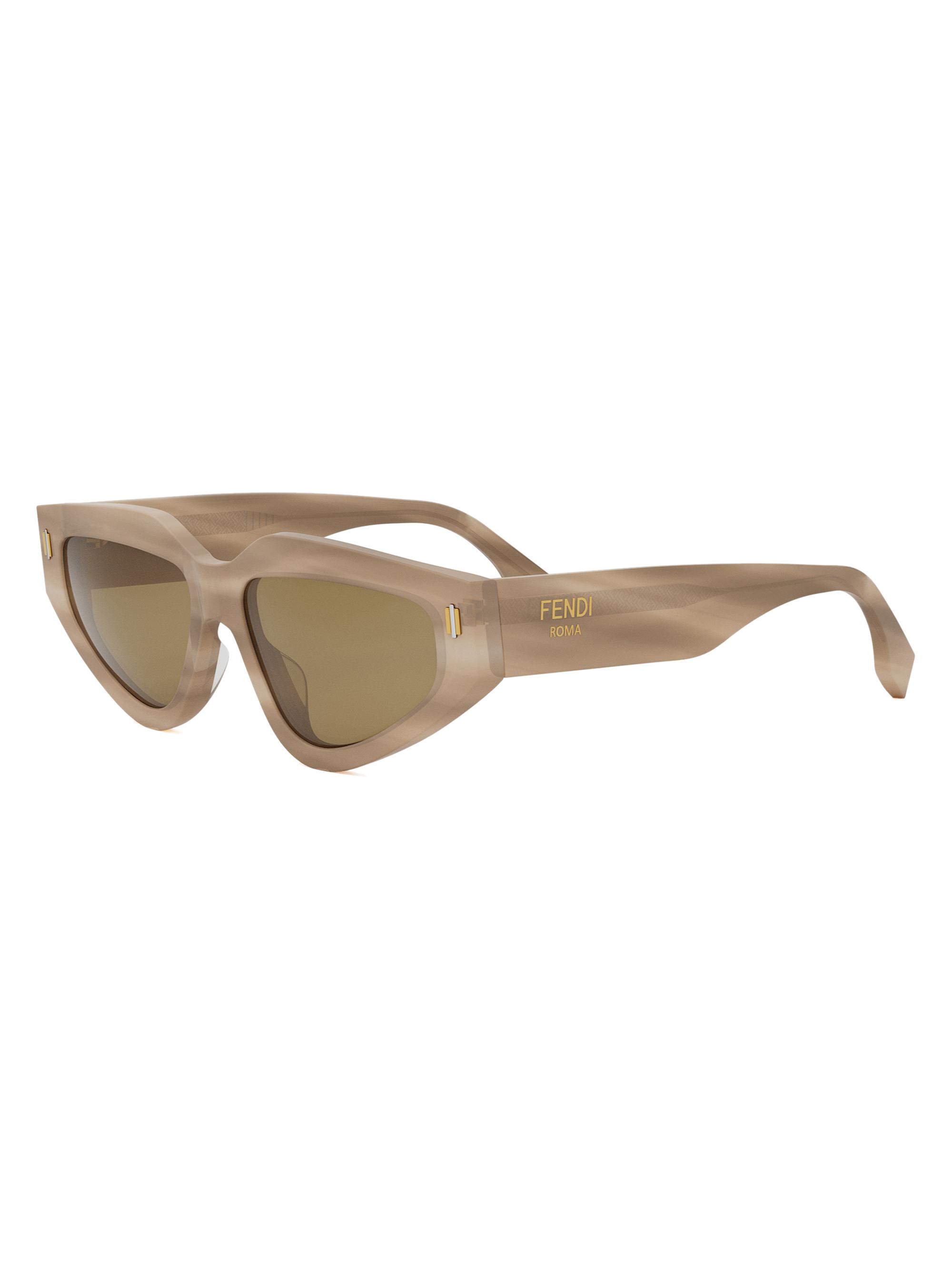 Fendi FF Diamond 52MM Cat-Eye Sunglasses | Saks Fifth Avenue