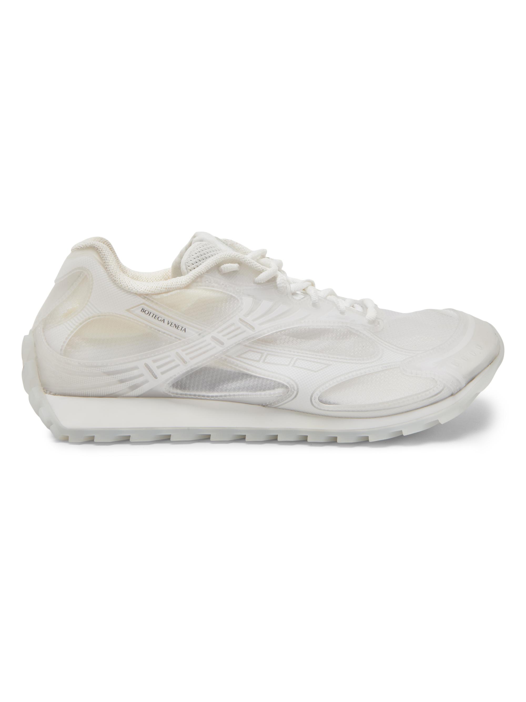 Bottega Veneta Men's Orbit Low-Top Sneakers - Glass White