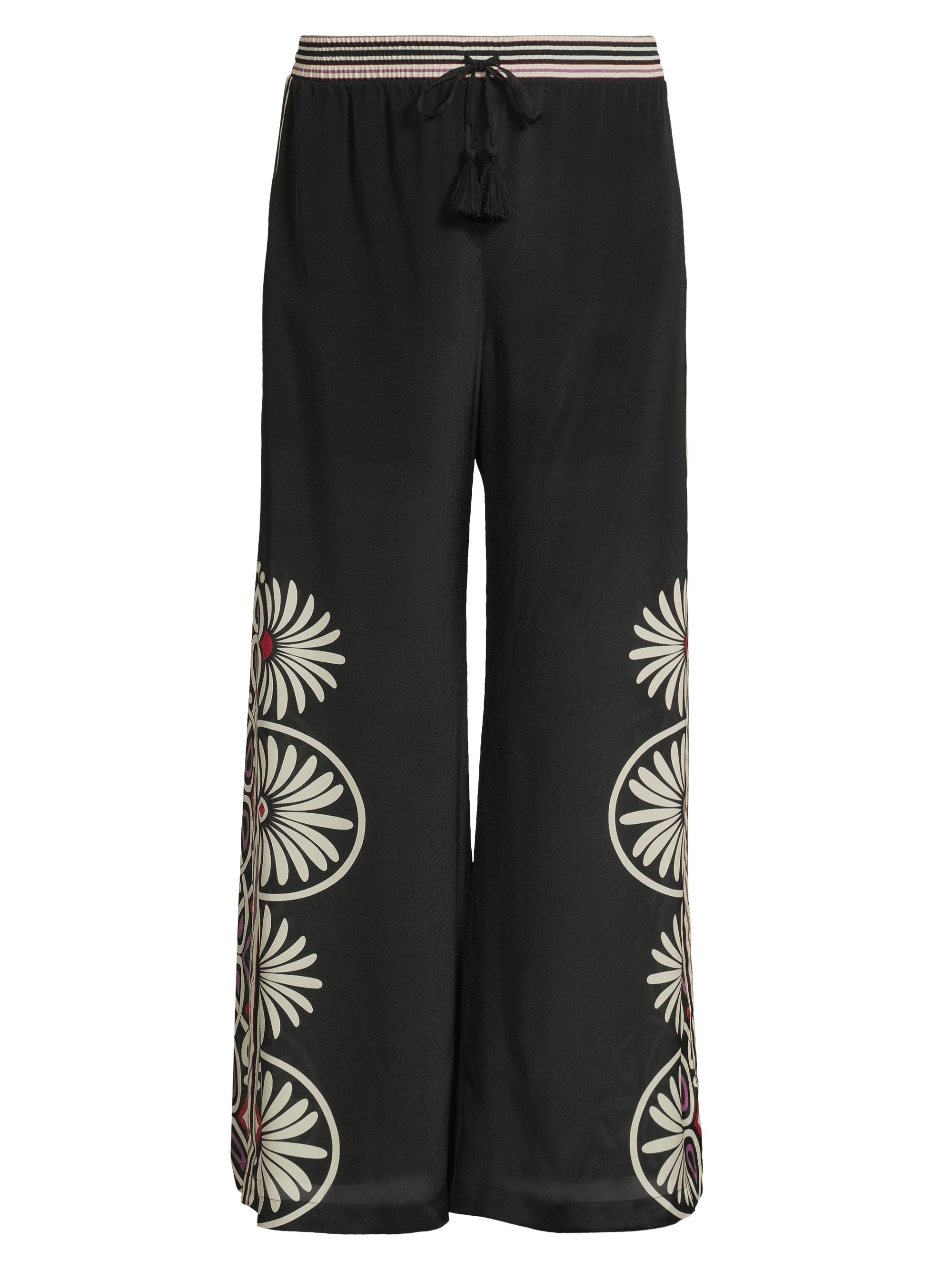 Johnny Was Women's Valerie Siera Silk-Blend Wide-Leg Pants - Siera