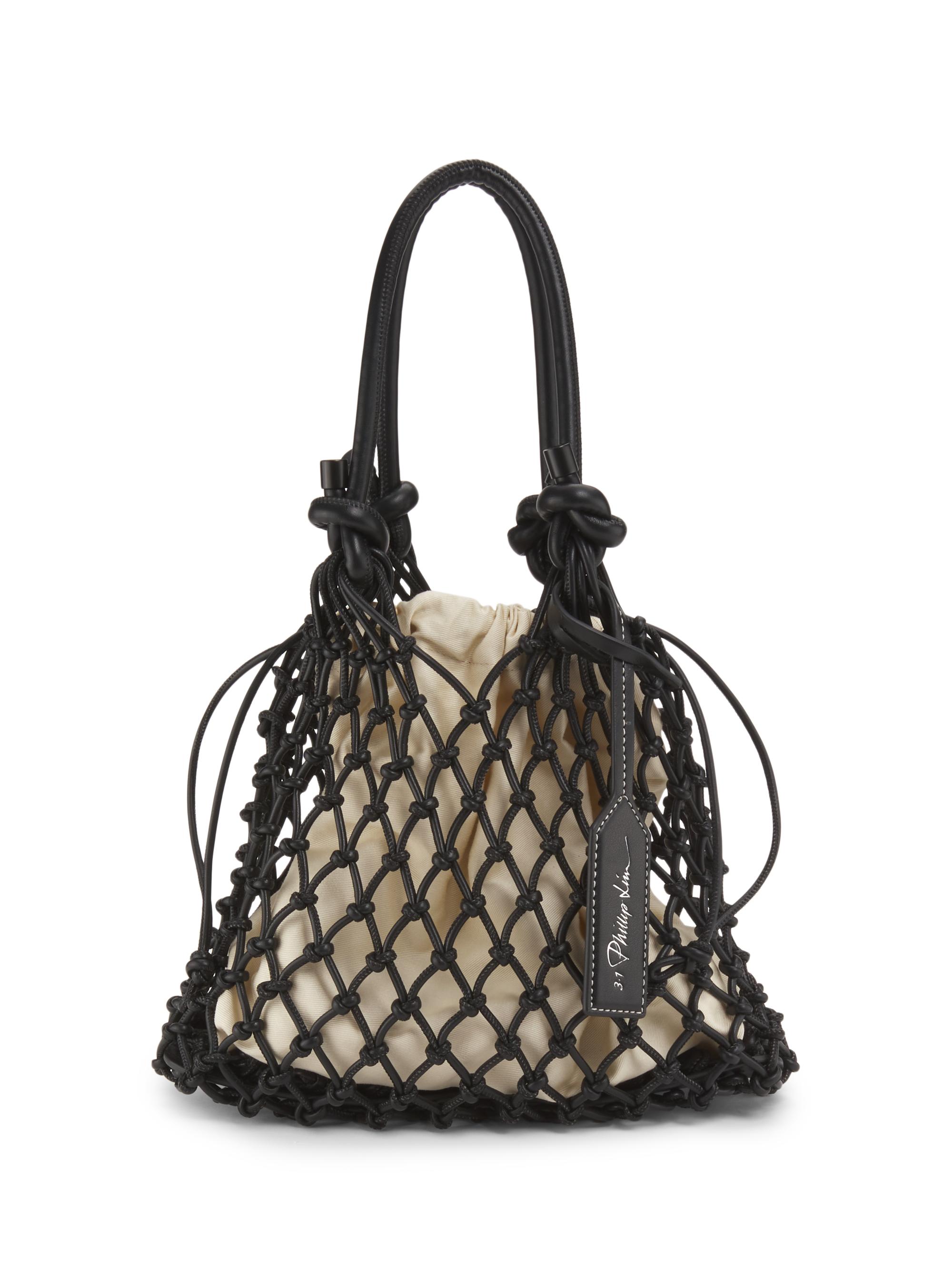 3.1 Phillip Lim Mini Sac Macramé Drawstring Top Handle Bag | Saks