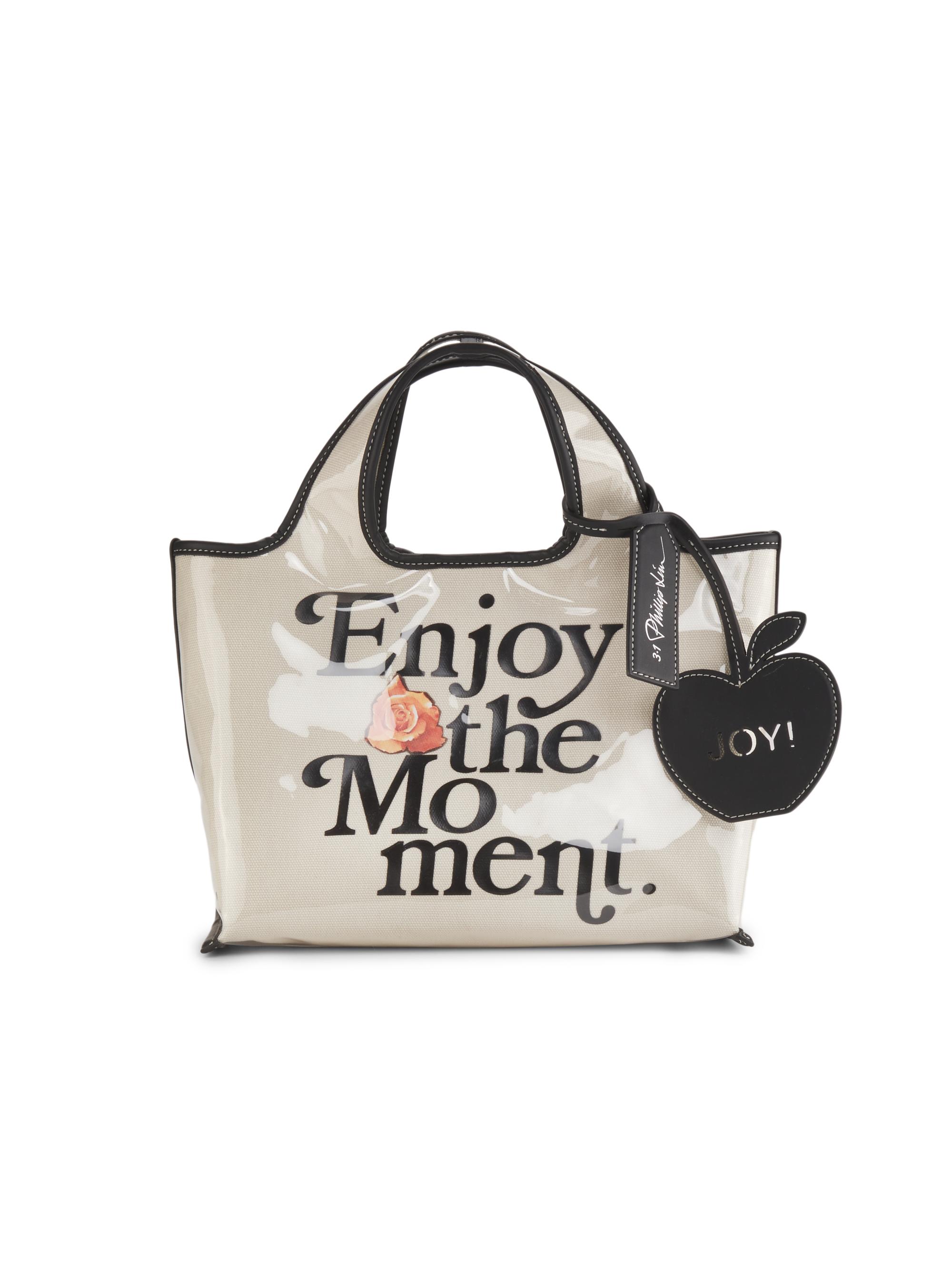 3.1 Phillip Lim Women's Mini Enjoy The Moment Market Tote Bag - Ecru