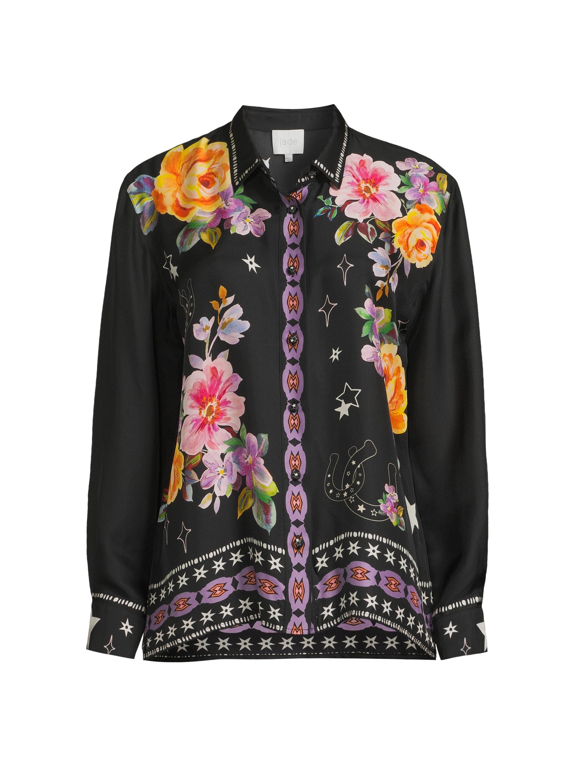 Johnny Was Women's Rosalynda Floral Button-Down Shirt - Kasumi