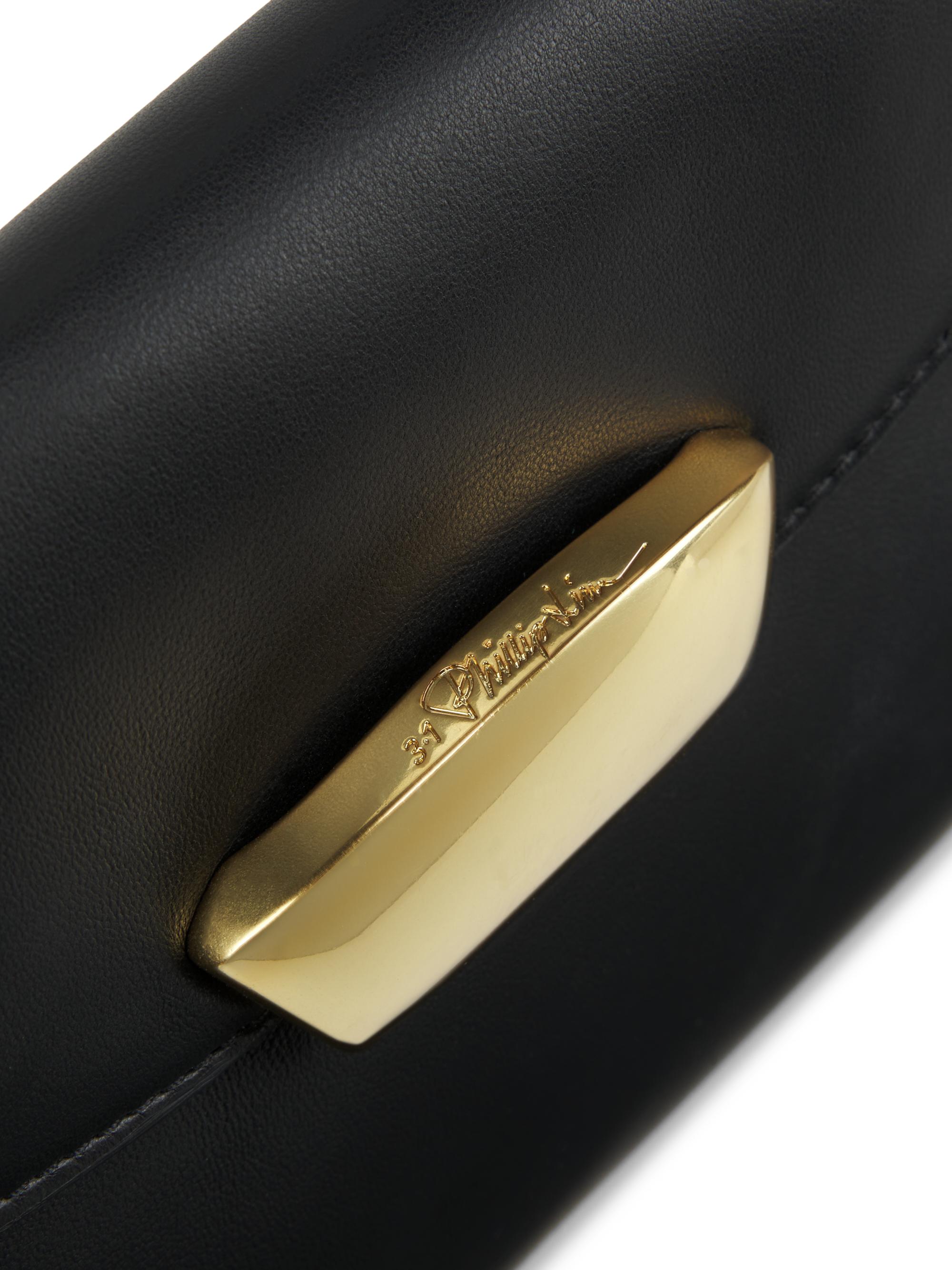 3.1 Phillip Lim ID Soft Dual Leather Clutch | Saks Fifth Avenue