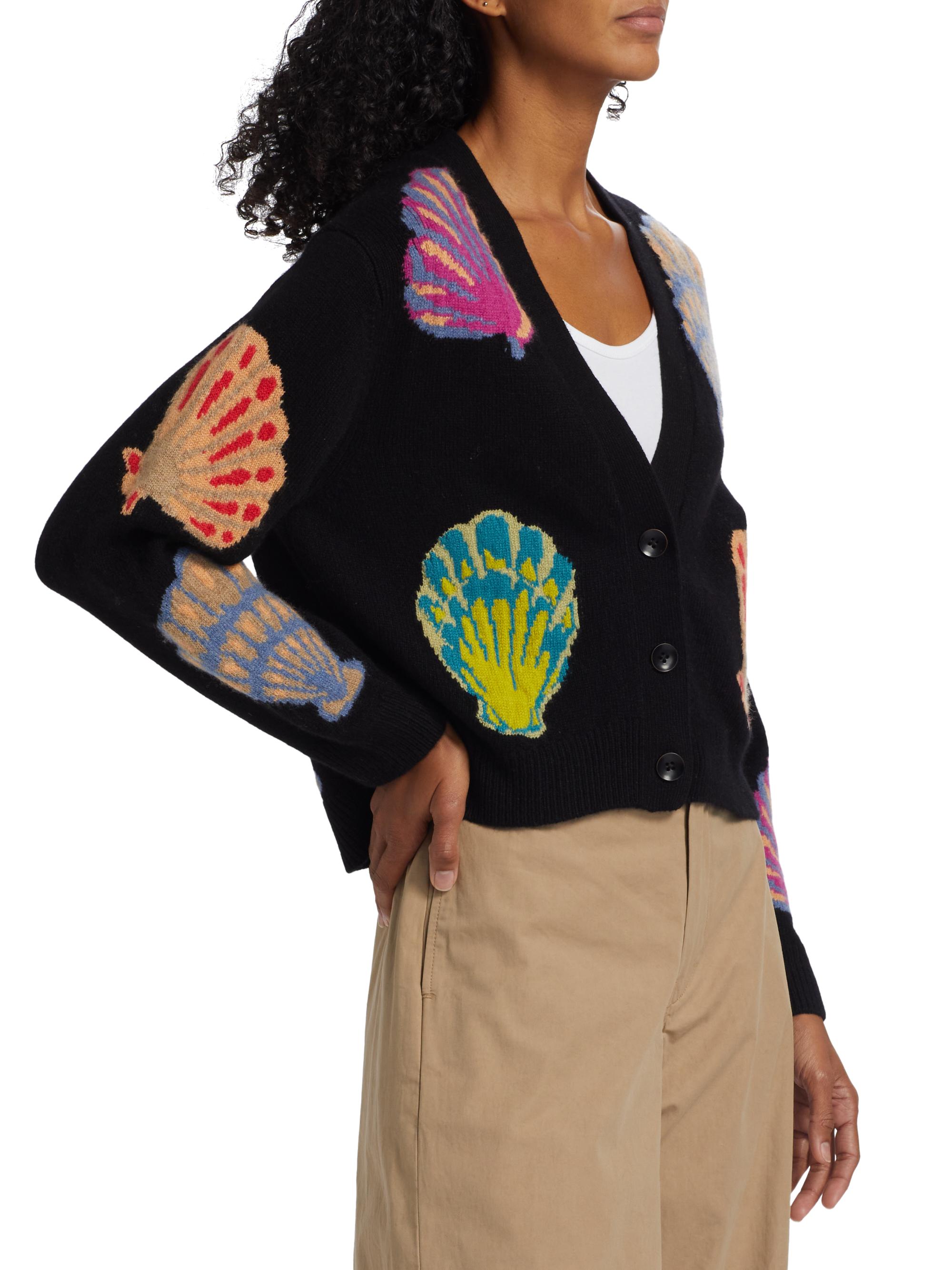 USA製 The Elder Statesman ジャガード カシミヤ ニット USA製 The Elder Statesman ジャガード カシミヤ ニット