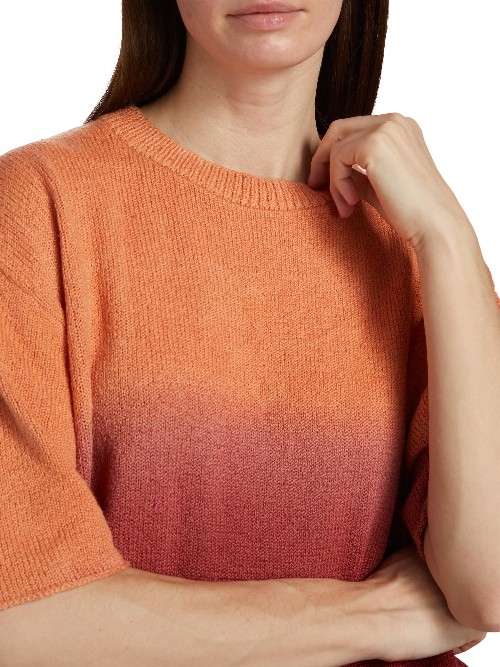 The Elder Statesman Nora Lite Dip Knit T-Shirt | Saks Fifth Avenue