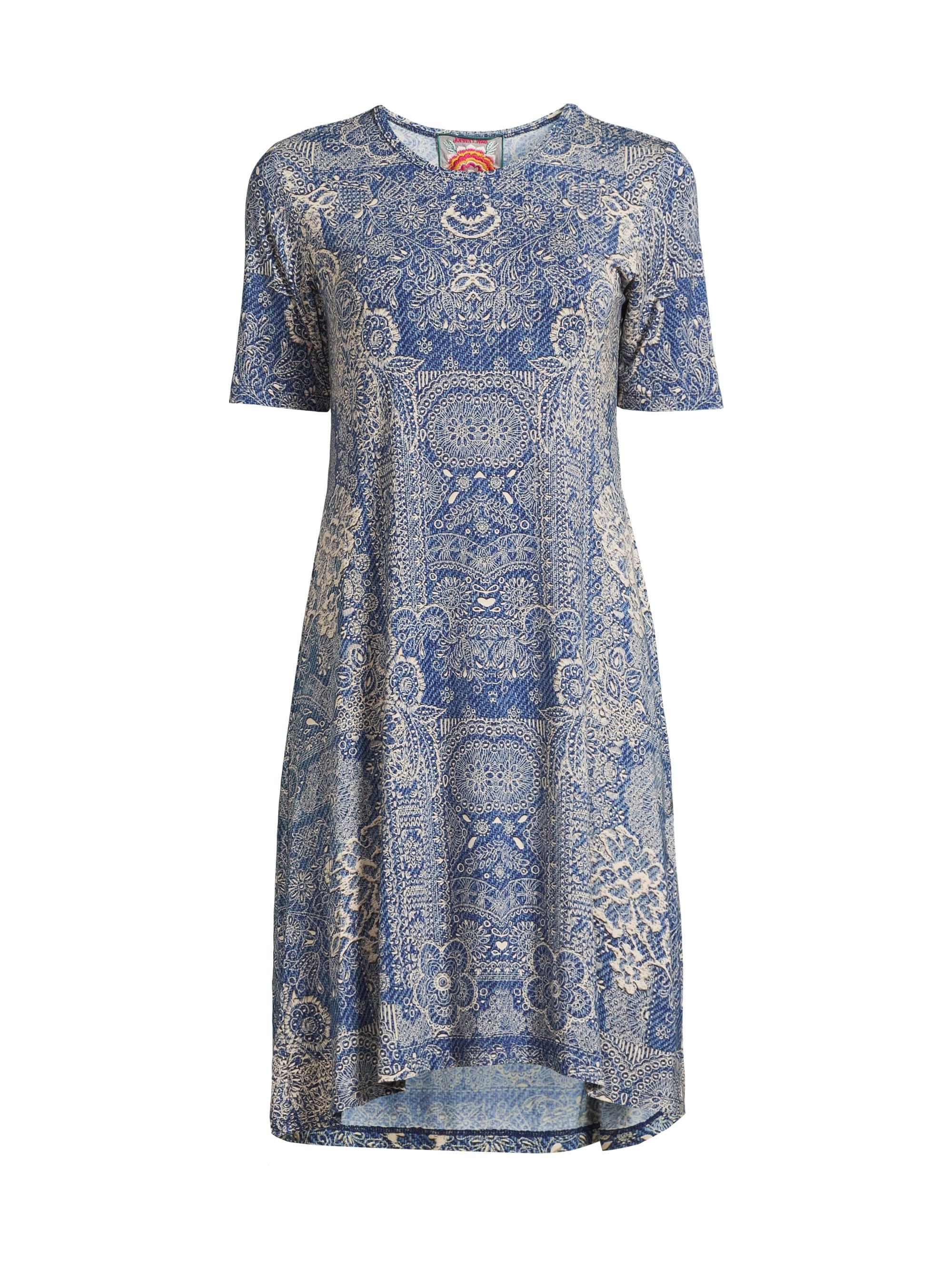 Johnny Was Women's The Janie Favorite Paisley Knee-Length Dress - Denim Print