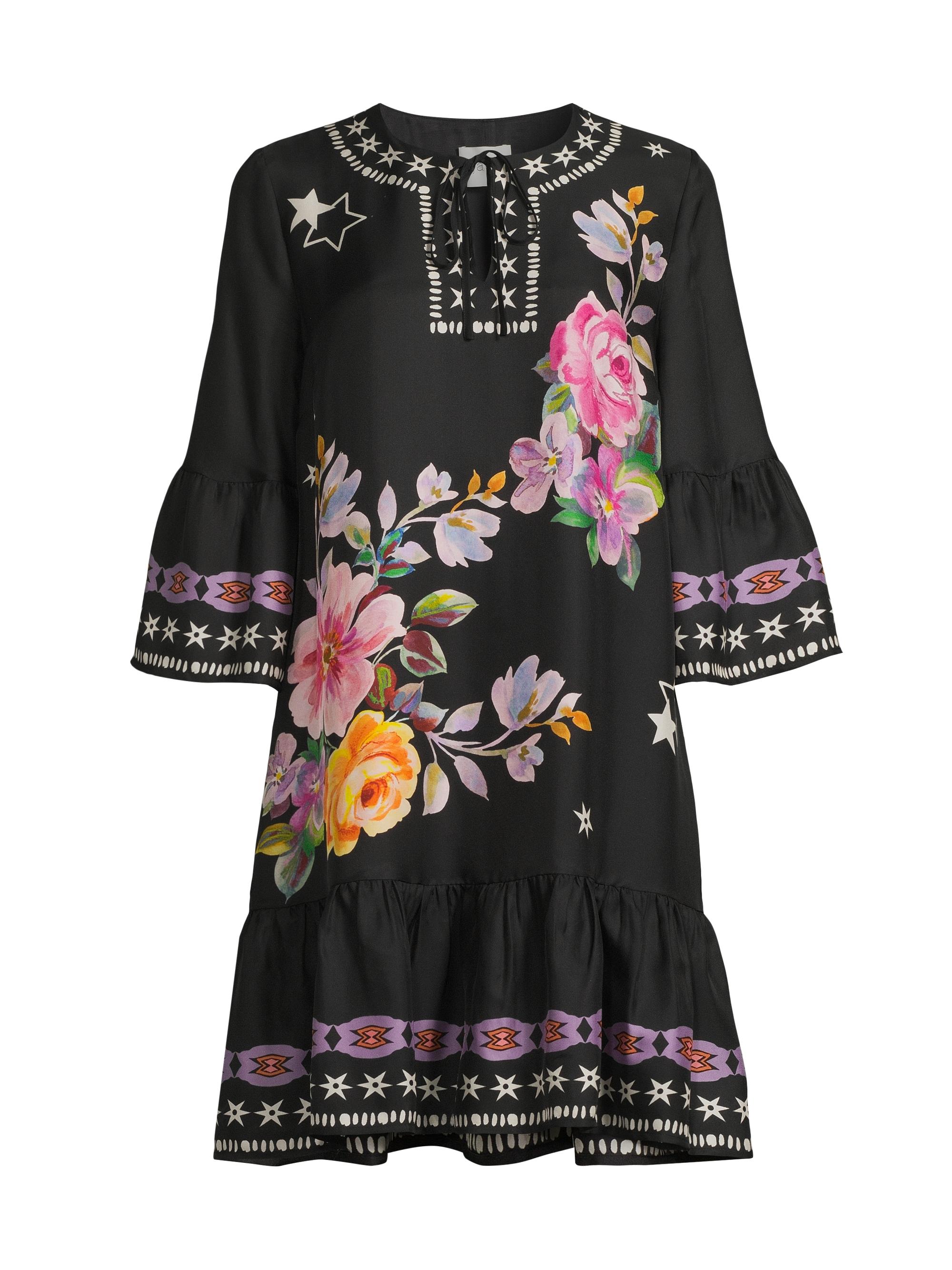 Johnny Was Women's Hailee Floral Bell-Sleeve Minidress - Kasumi