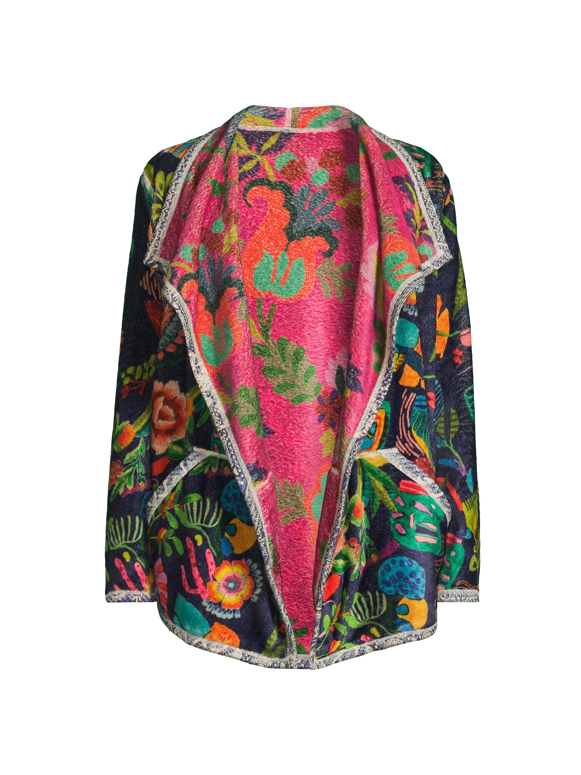 Johnny Was Women's Joan Reversible Fleece Jacket