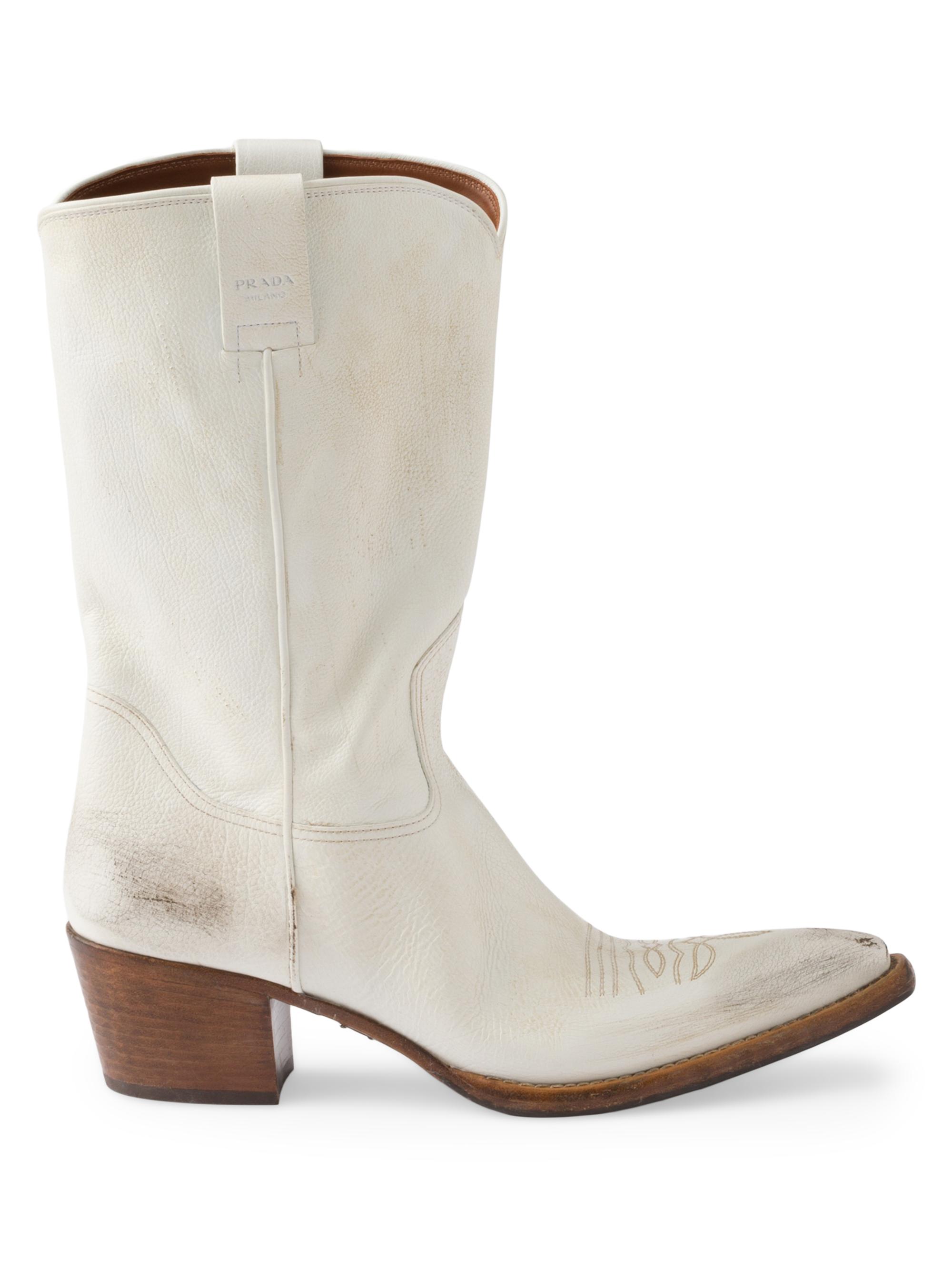 Prada Women's Leather Boots - Black