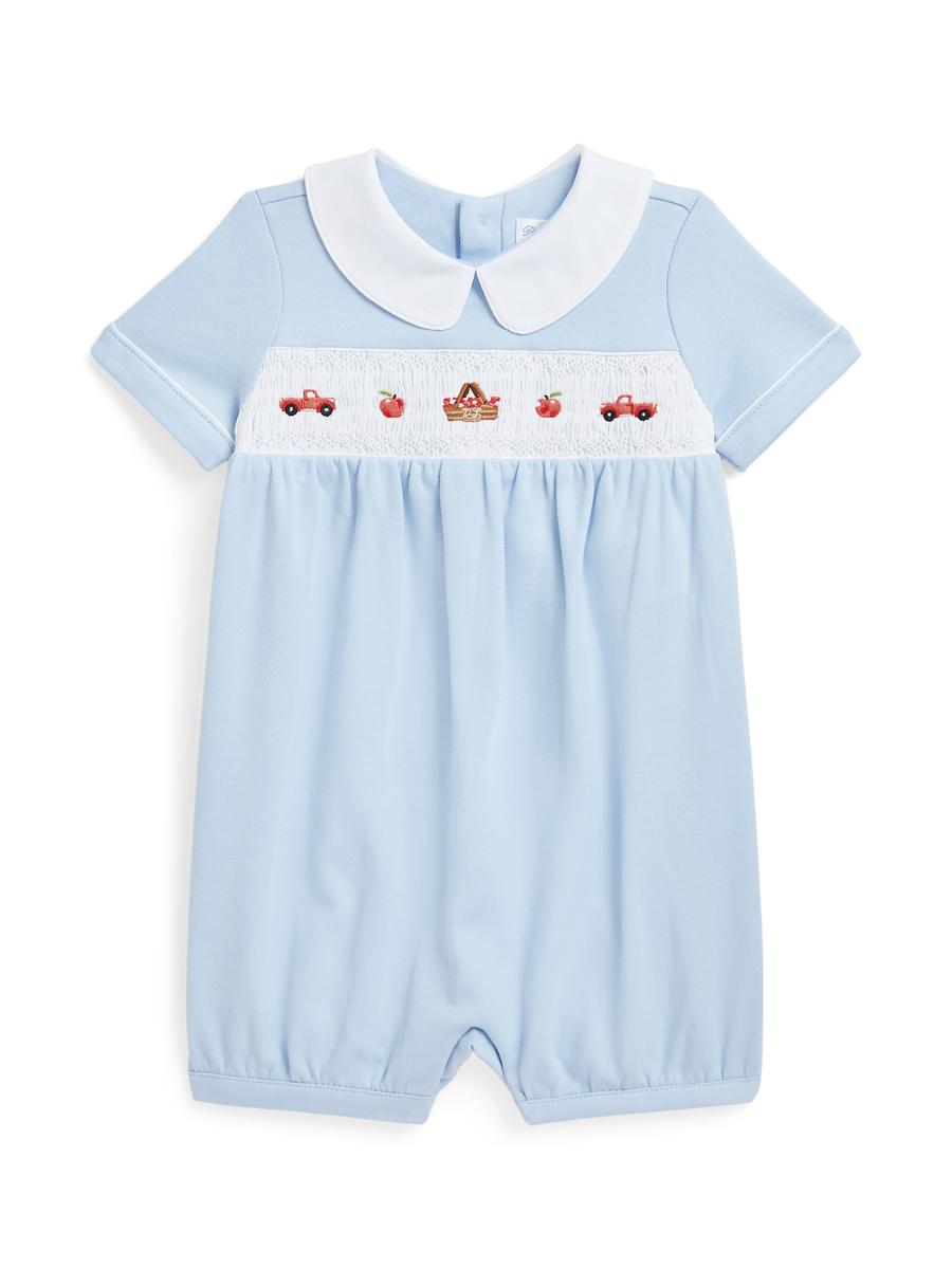 Ralph Lauren Baby Boys Playsuit In White
