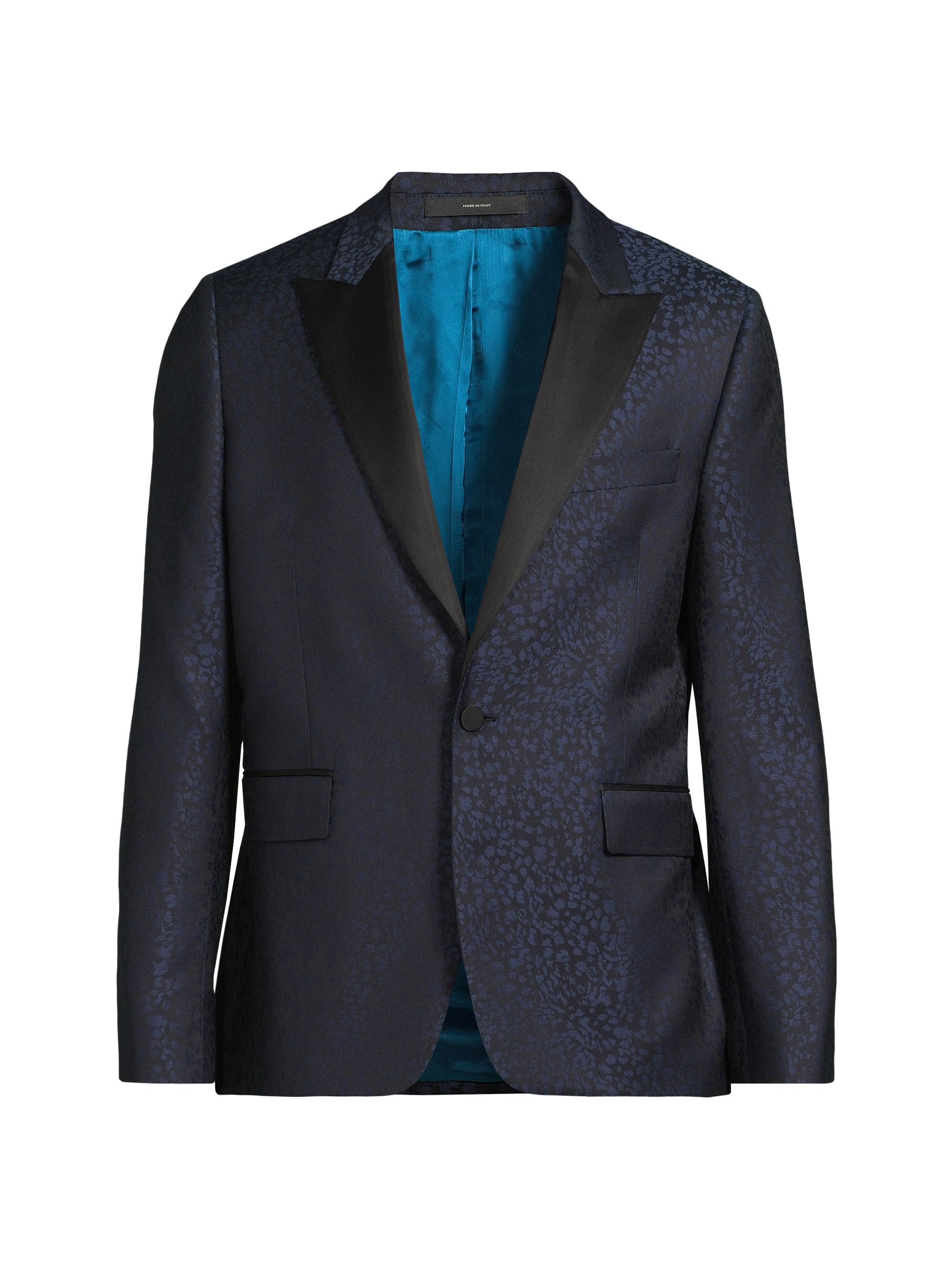 Paul Smith Men's Wool Single-Button Evening Jacket - Dark Navy