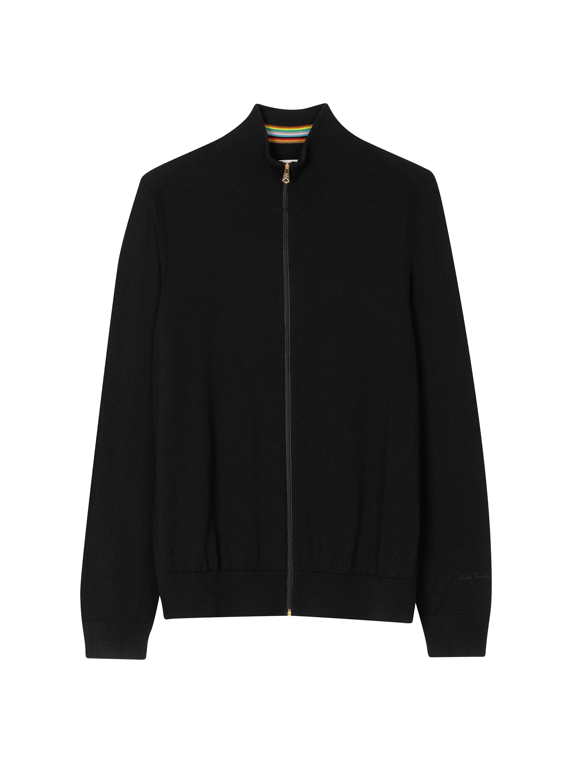 Vince Wool Piqué Zip-Front Cardigan | Saks Fifth Avenue