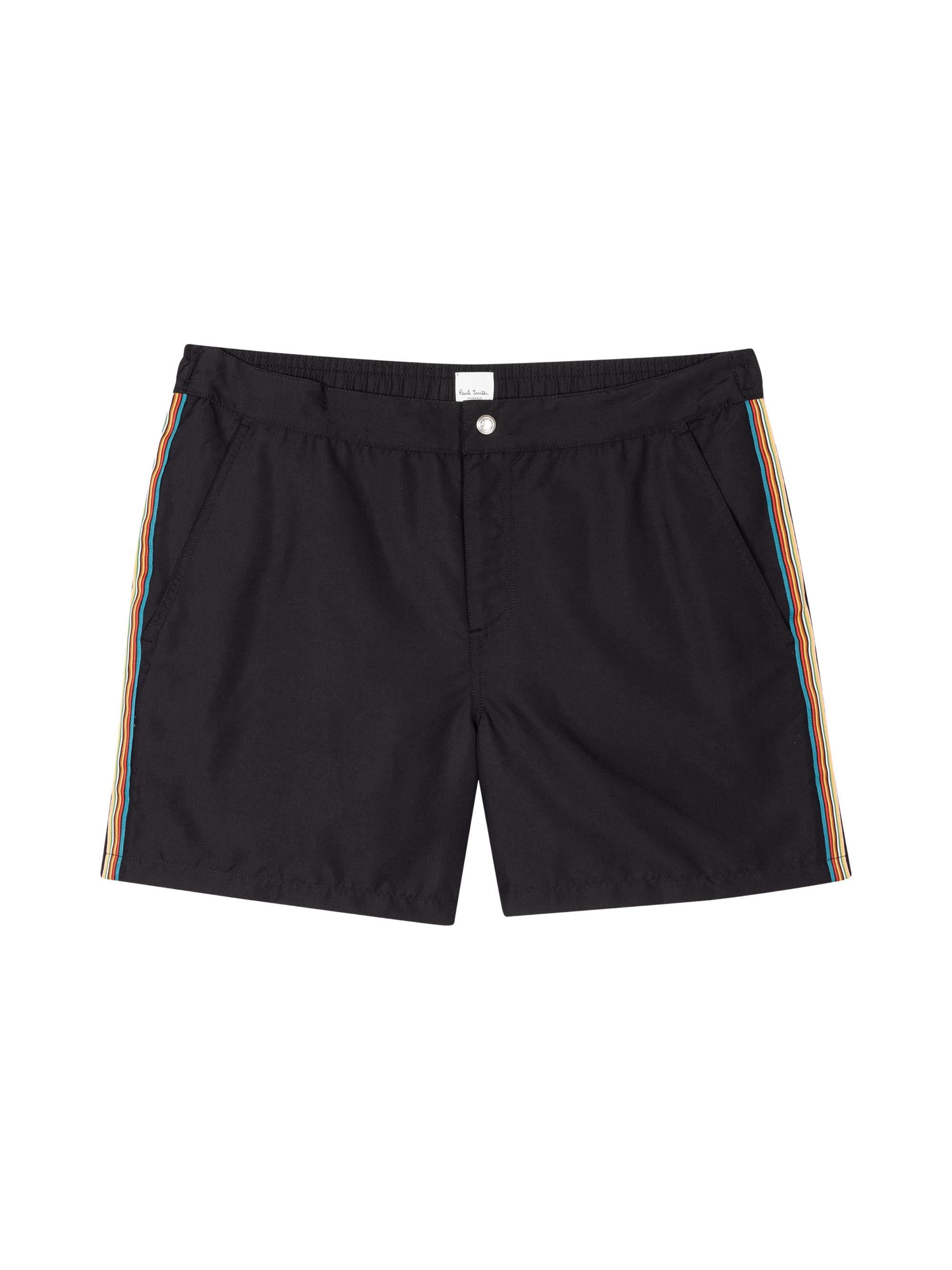 Paul Smith Men's Signature Stripe Swim Shorts - Black