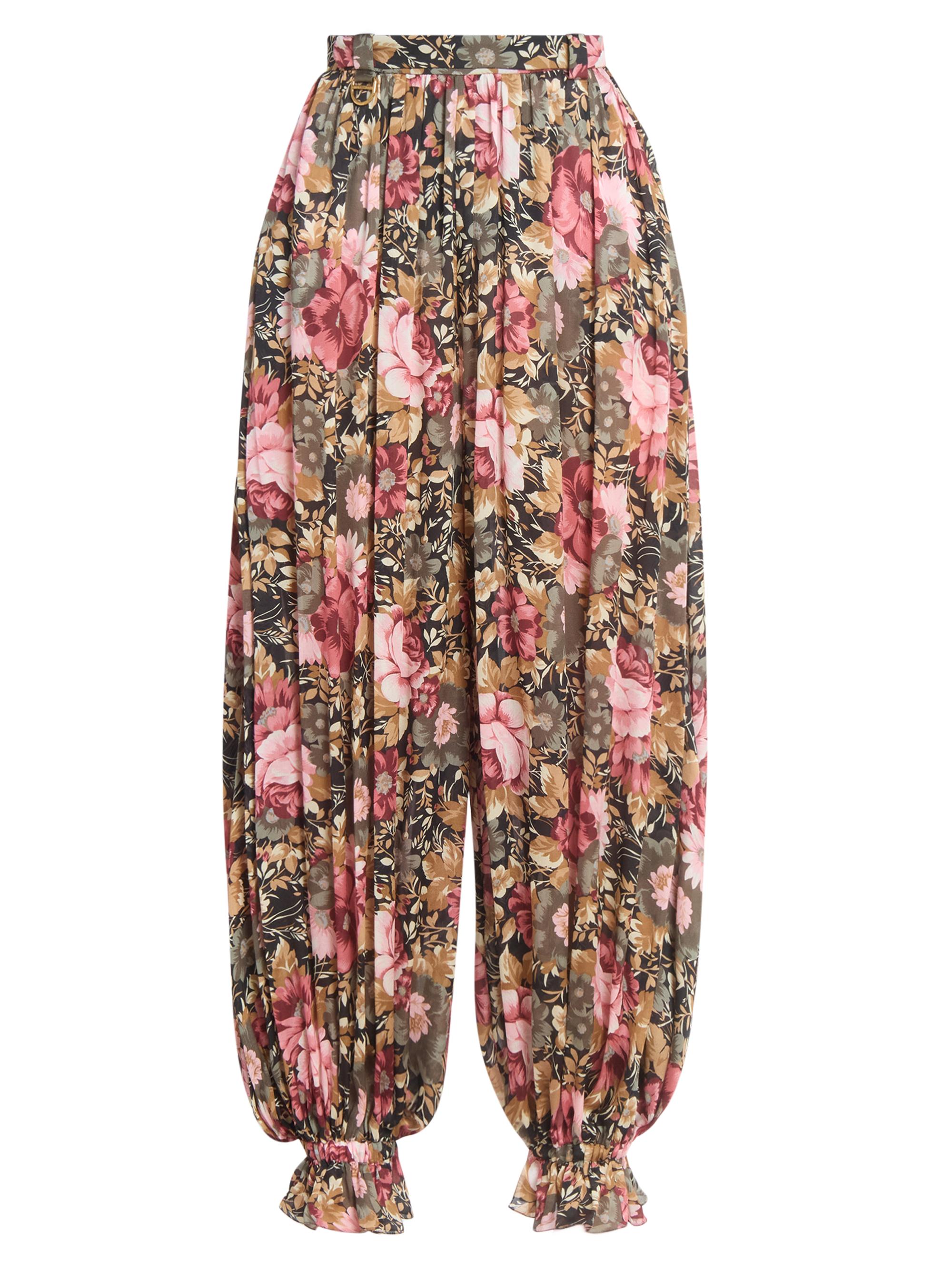Chloé Floral Silk Balloon Pants | Saks Fifth Avenue