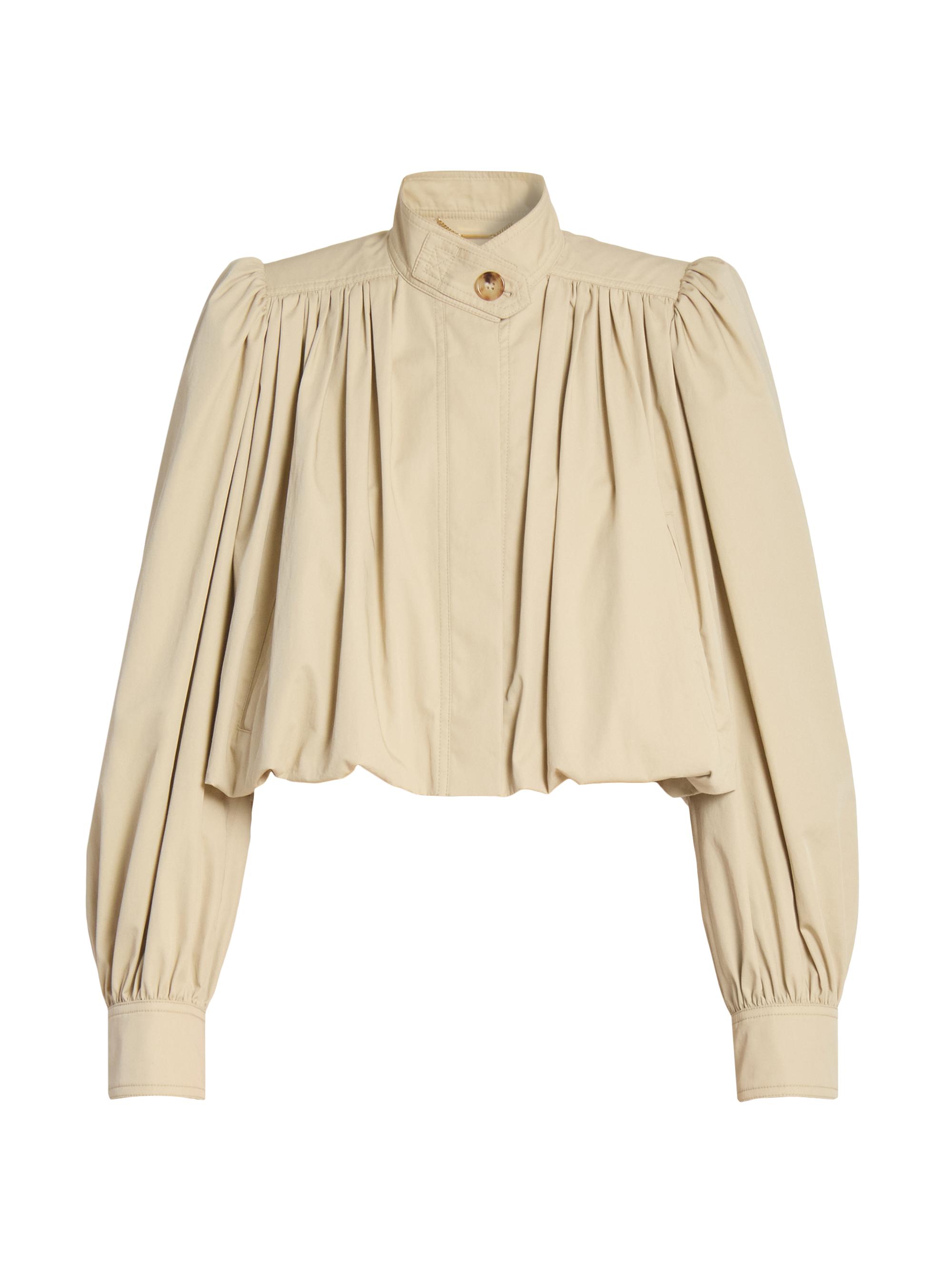 Chloé Short Cotton Trench Jacket | Saks Fifth Avenue