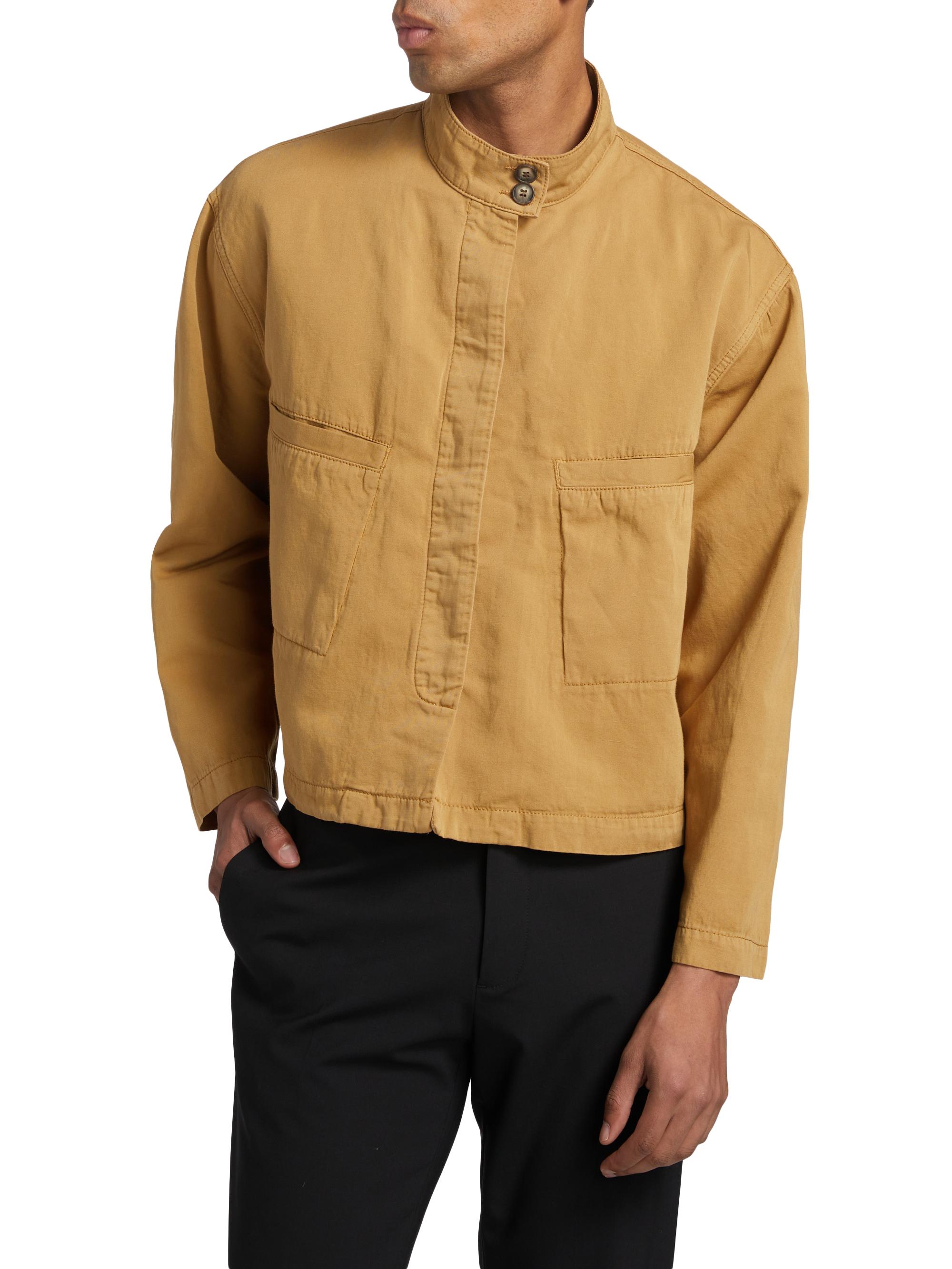Áwet Fnan Cotton-Linen Work Jacket | Saks Fifth Avenue