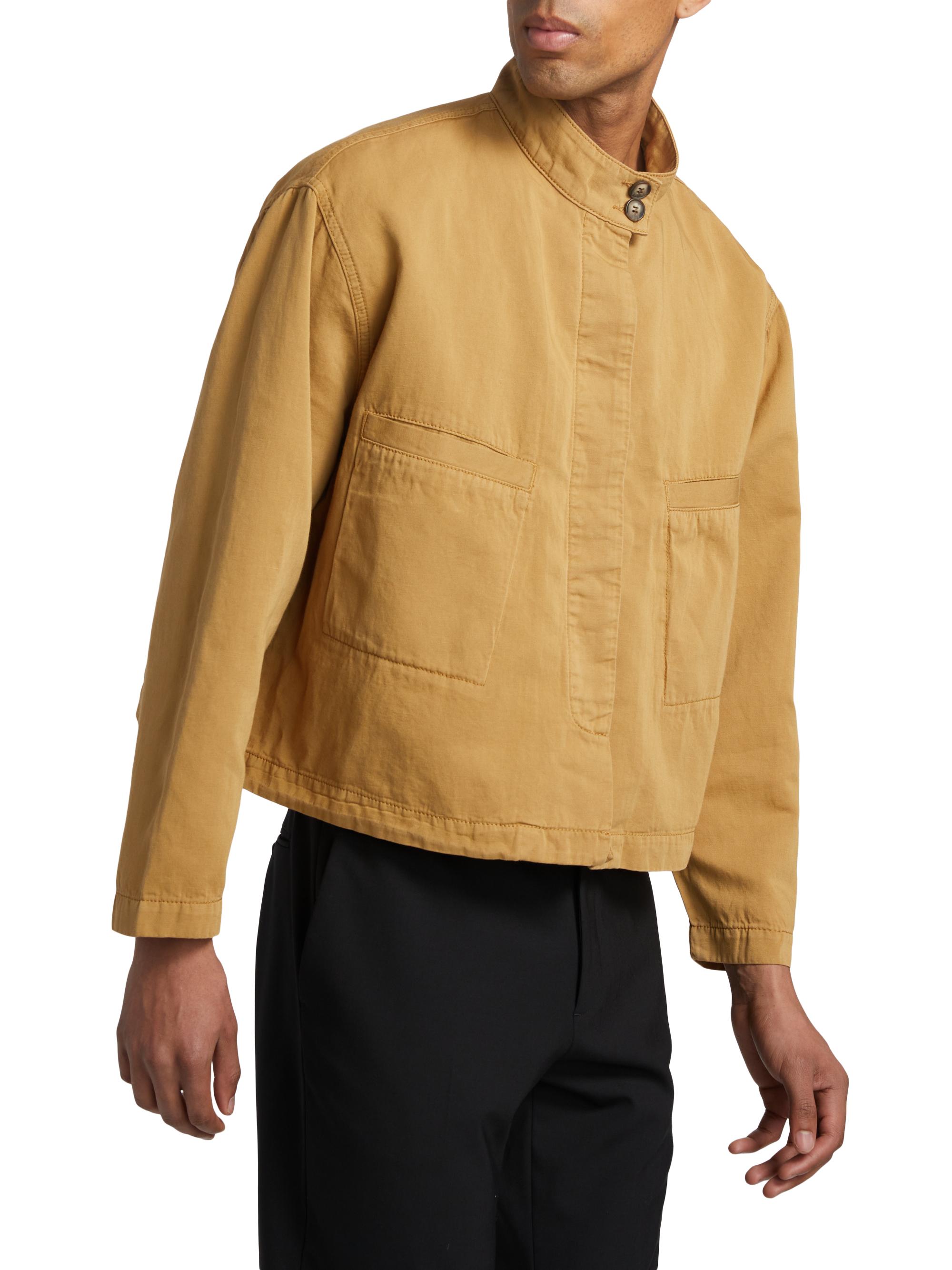 Áwet Fnan Cotton-Linen Work Jacket | Saks Fifth Avenue