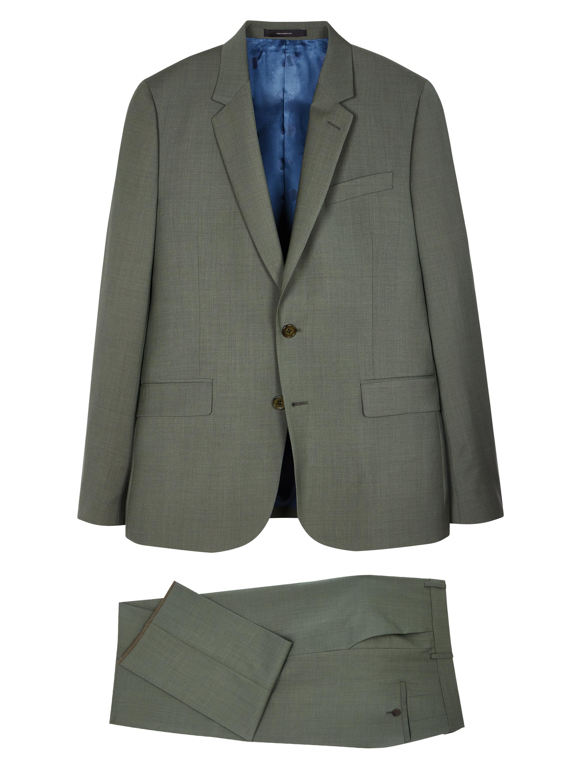 paul smith soho スーツ The Soho - Men's Tailored-Fit Charcoal Grey Wool 'A Suit To Travel In'