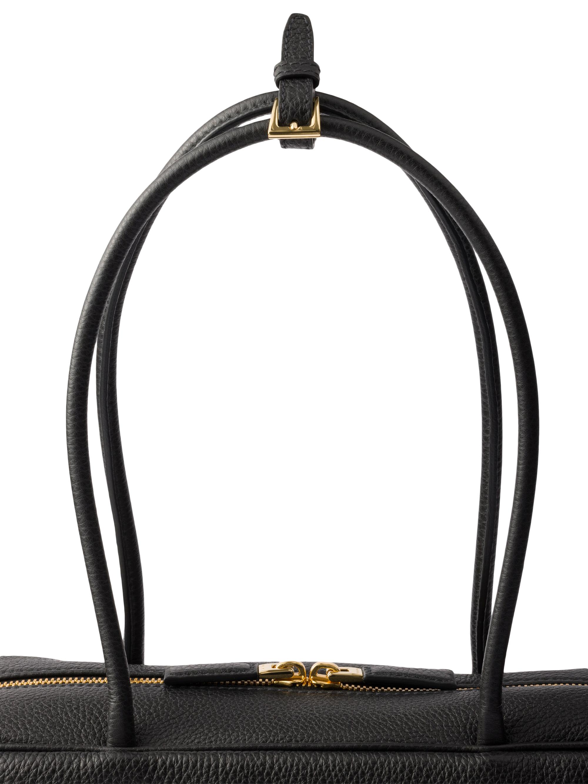 Prada Large Leather Top Handle Bag | Saks Fifth Avenue