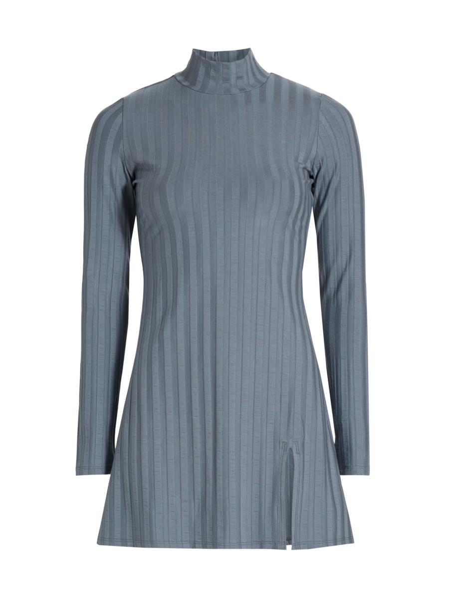 Reformation Libra Rib-Knit Minidress | Saks Fifth Avenue