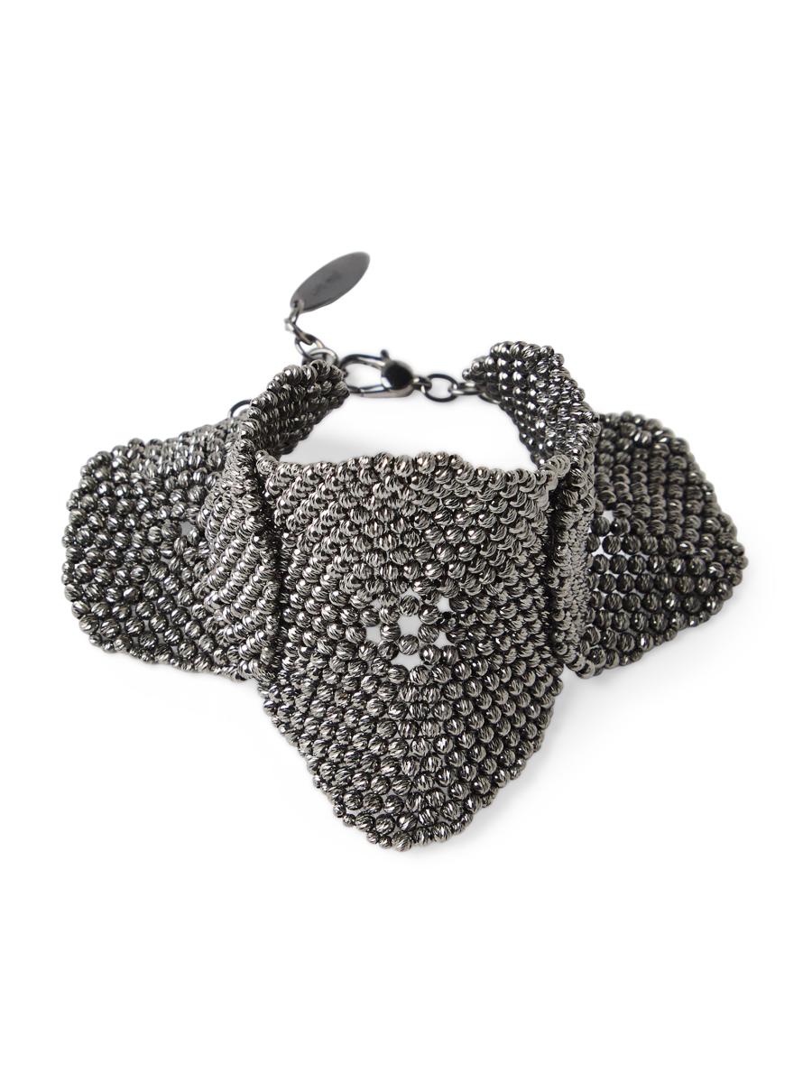 Brunello Cucinelli Sterling Silver Sculptured Flower