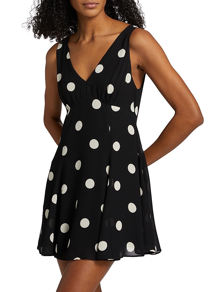 Shop Reformation Zelena Two-Piece A-Line Minidress & Shawl Shop Reformation Zelena Two-Piece A-Line Minidress & Shawl