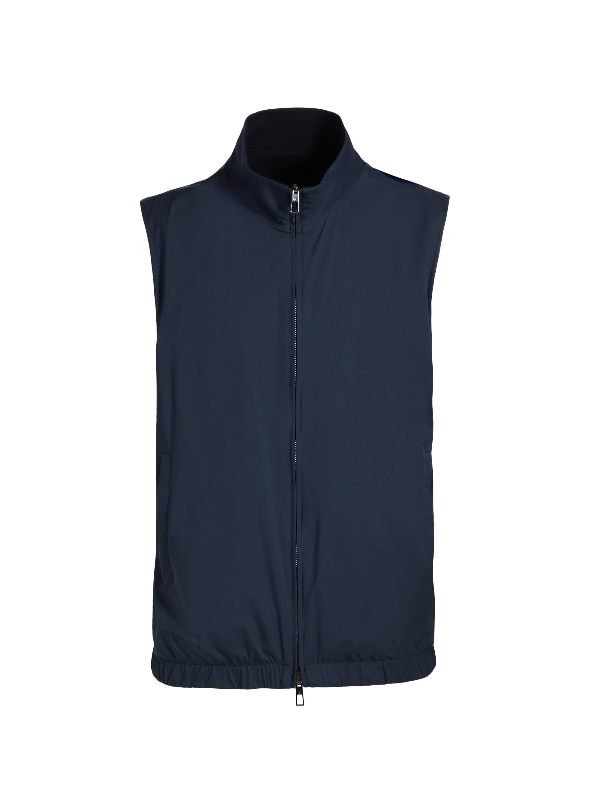 Loro Piana Men's Windwish Stretch Vest - Blue Navy
