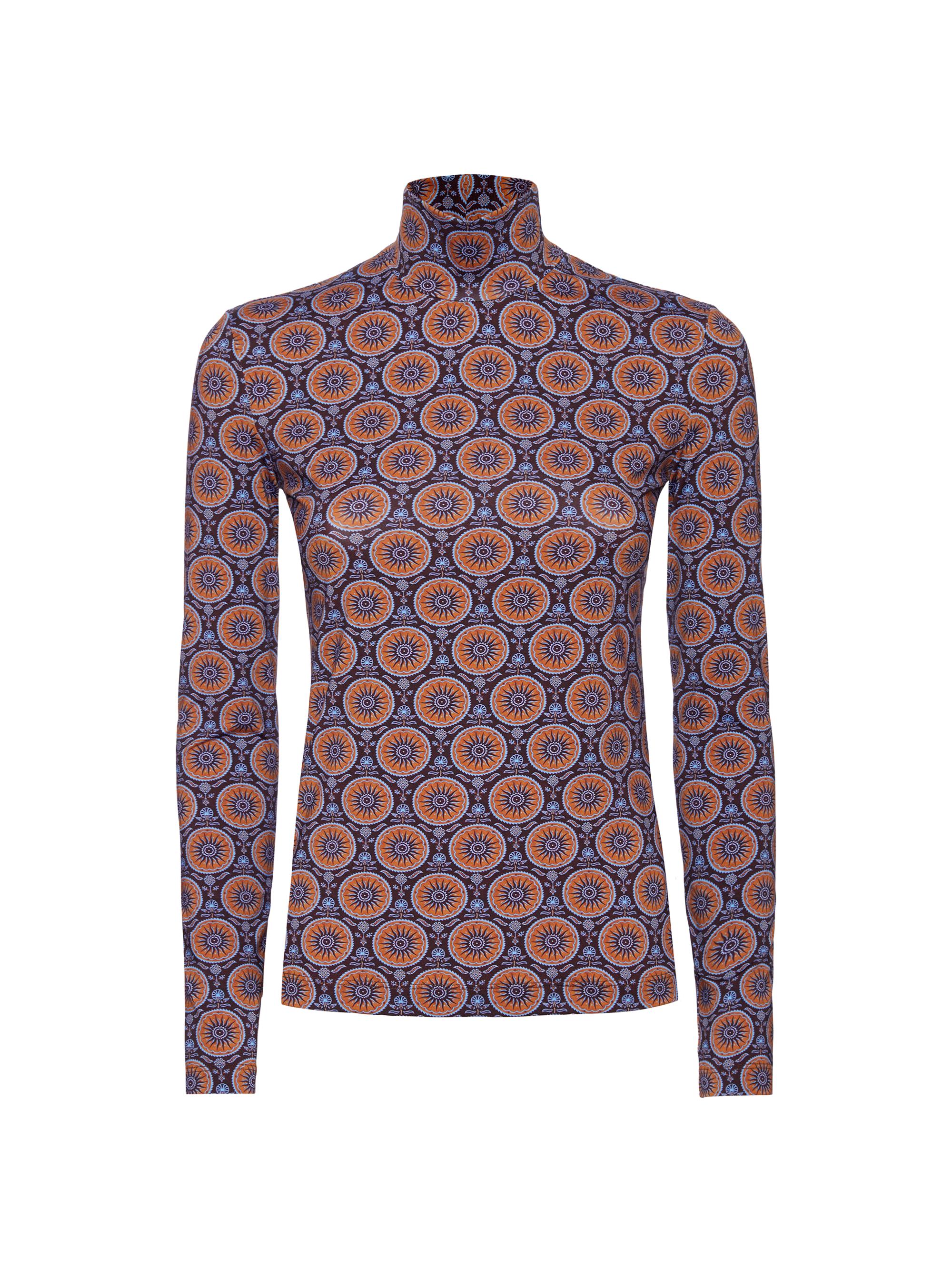 La DoubleJ Women's Turtleneck Top - Sovereign Mini Purple