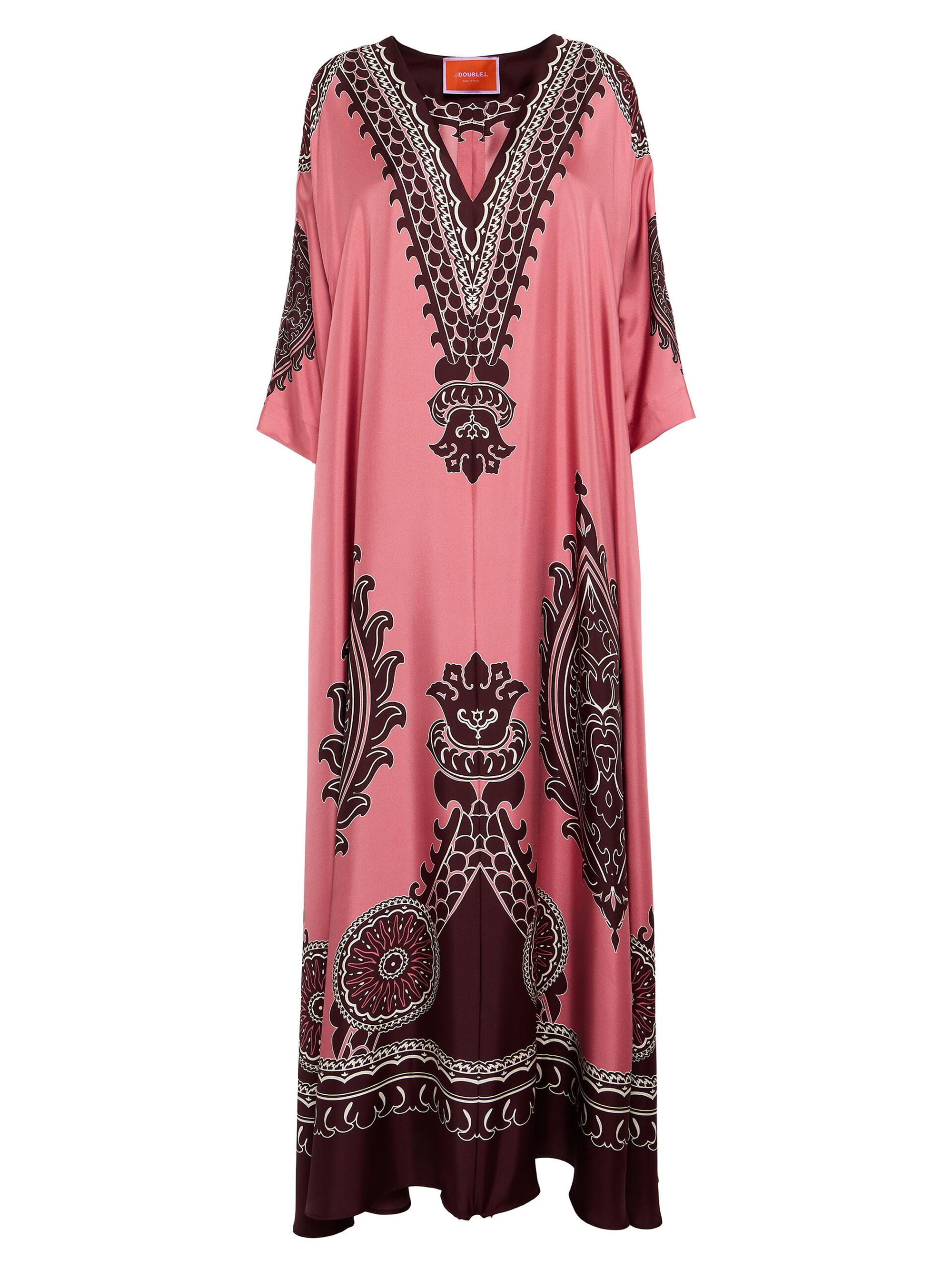 La DoubleJ Women's Muumuu Dress - Oltrarno Place Pink