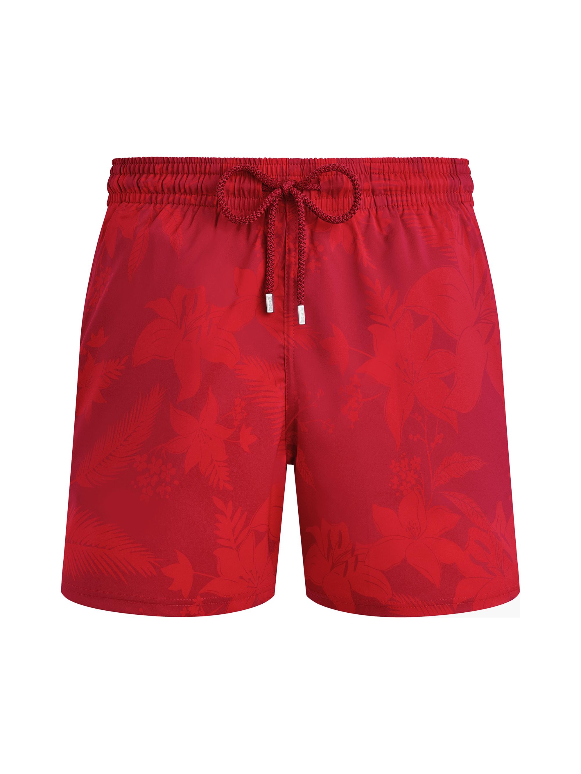 Vilebrequin Men's Flower Power Stretch Swim Shorts - Lipstick