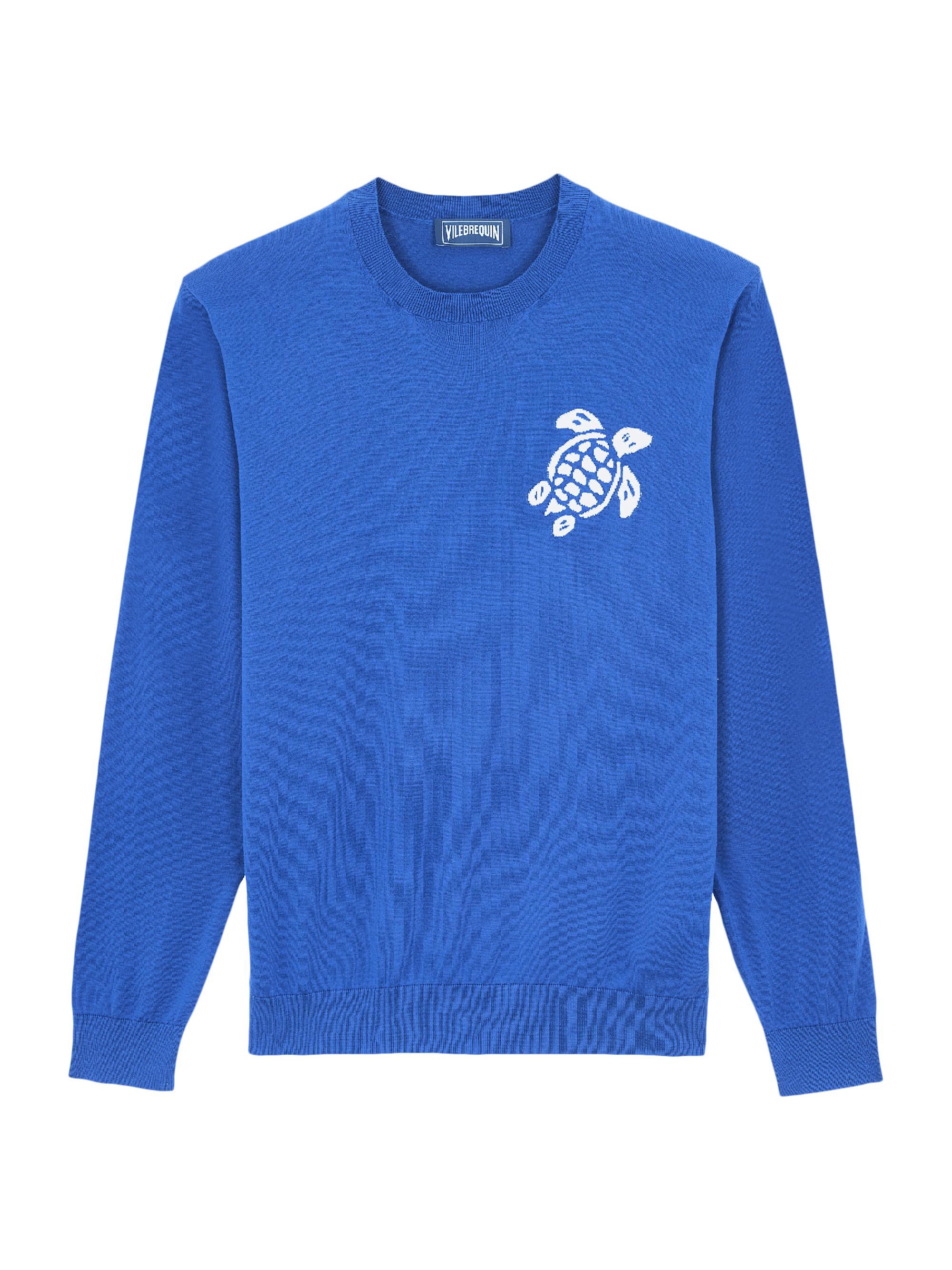Vilebrequin Men's Turtle Cotton Crewneck Sweater - Marrakech