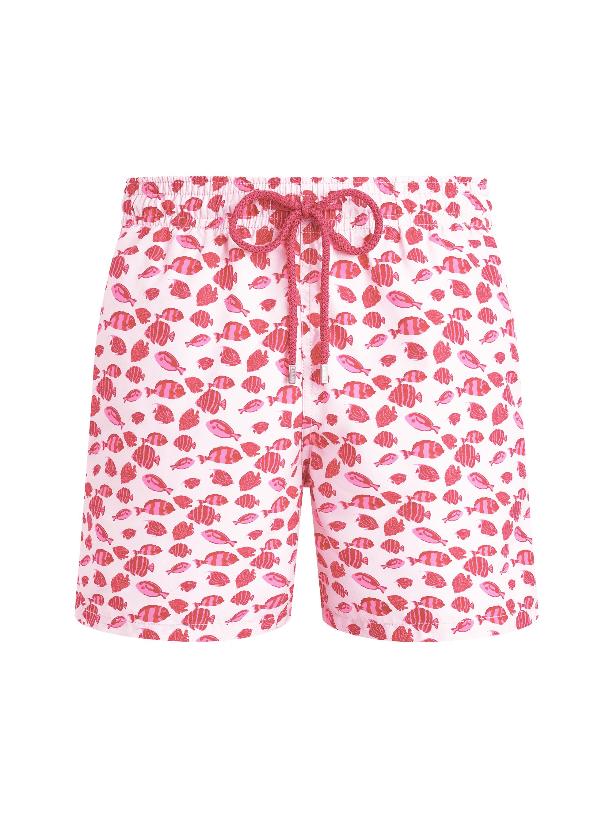 Vilebrequin Men's Fishy Dance Swim Shorts - Pivoine