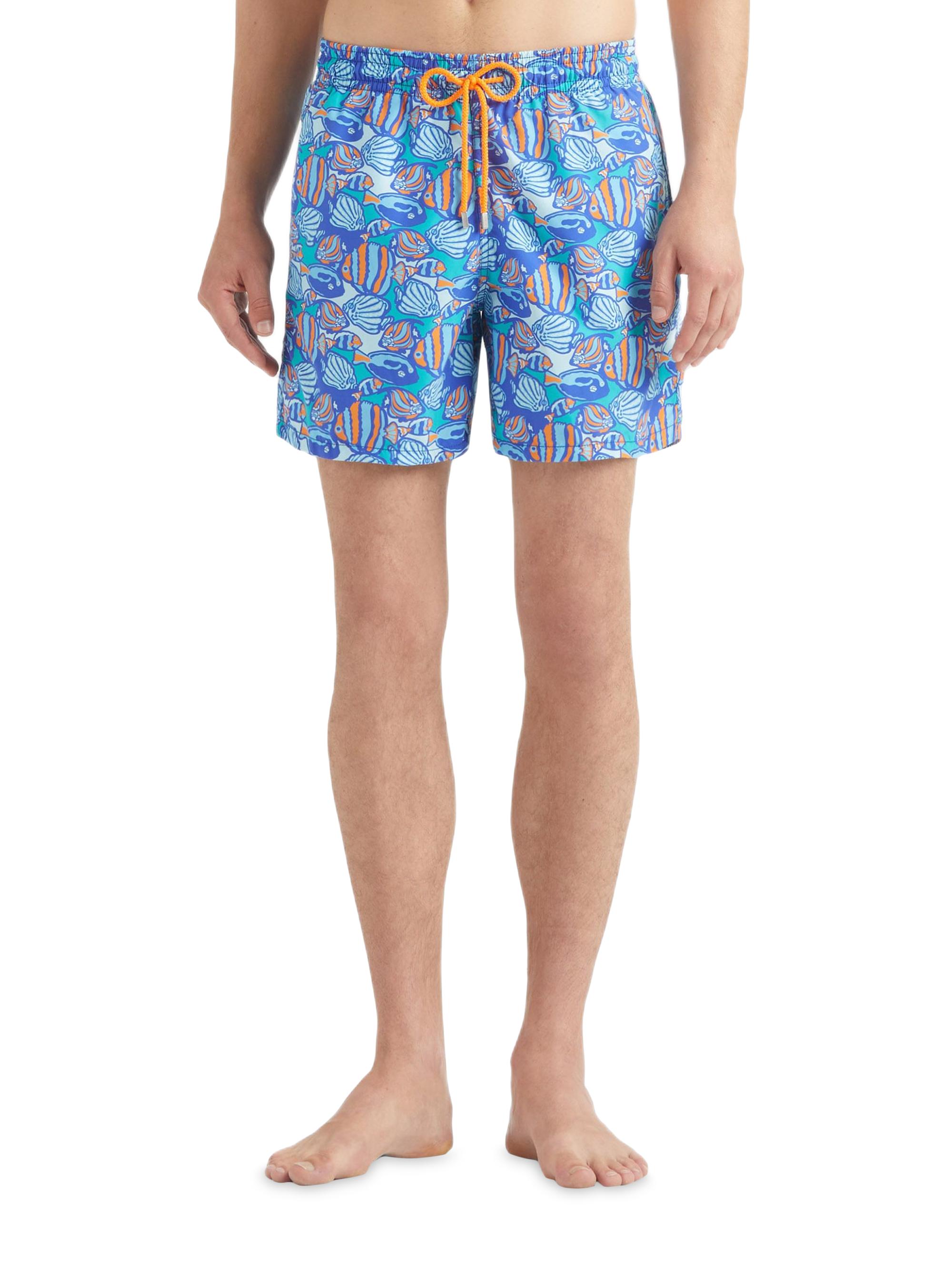Vilebrequin Fishy Vibes Printed Swim Shorts | Saks Fifth Avenue