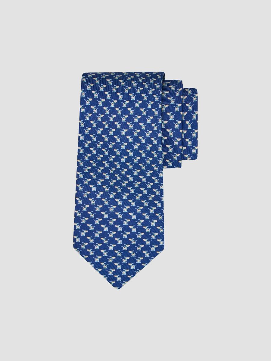 FERRAGAMO Oreste Woven Silk Tie | Saks Fifth Avenue