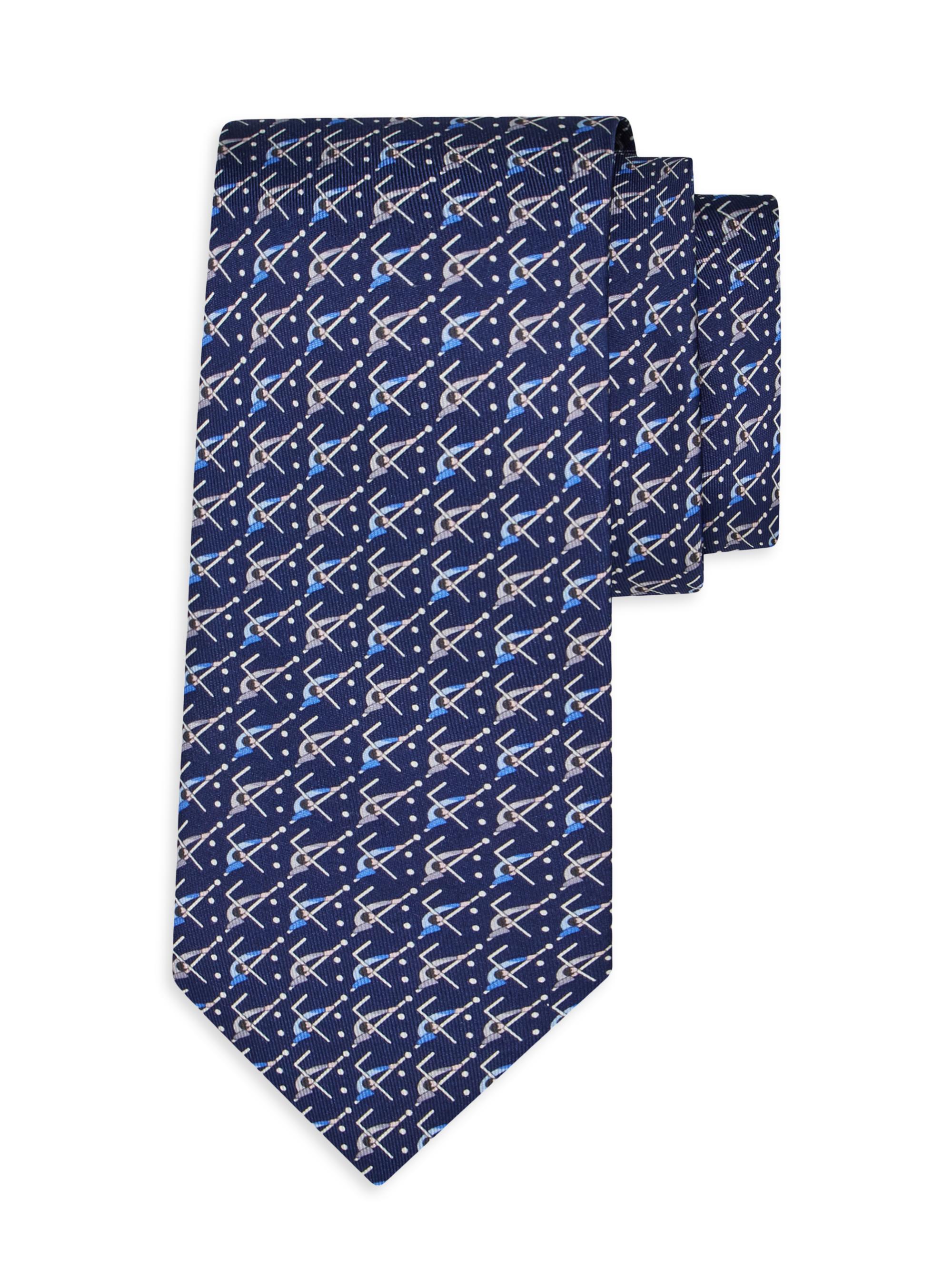 FERRAGAMO Gator Silk Tie | Saks Fifth Avenue