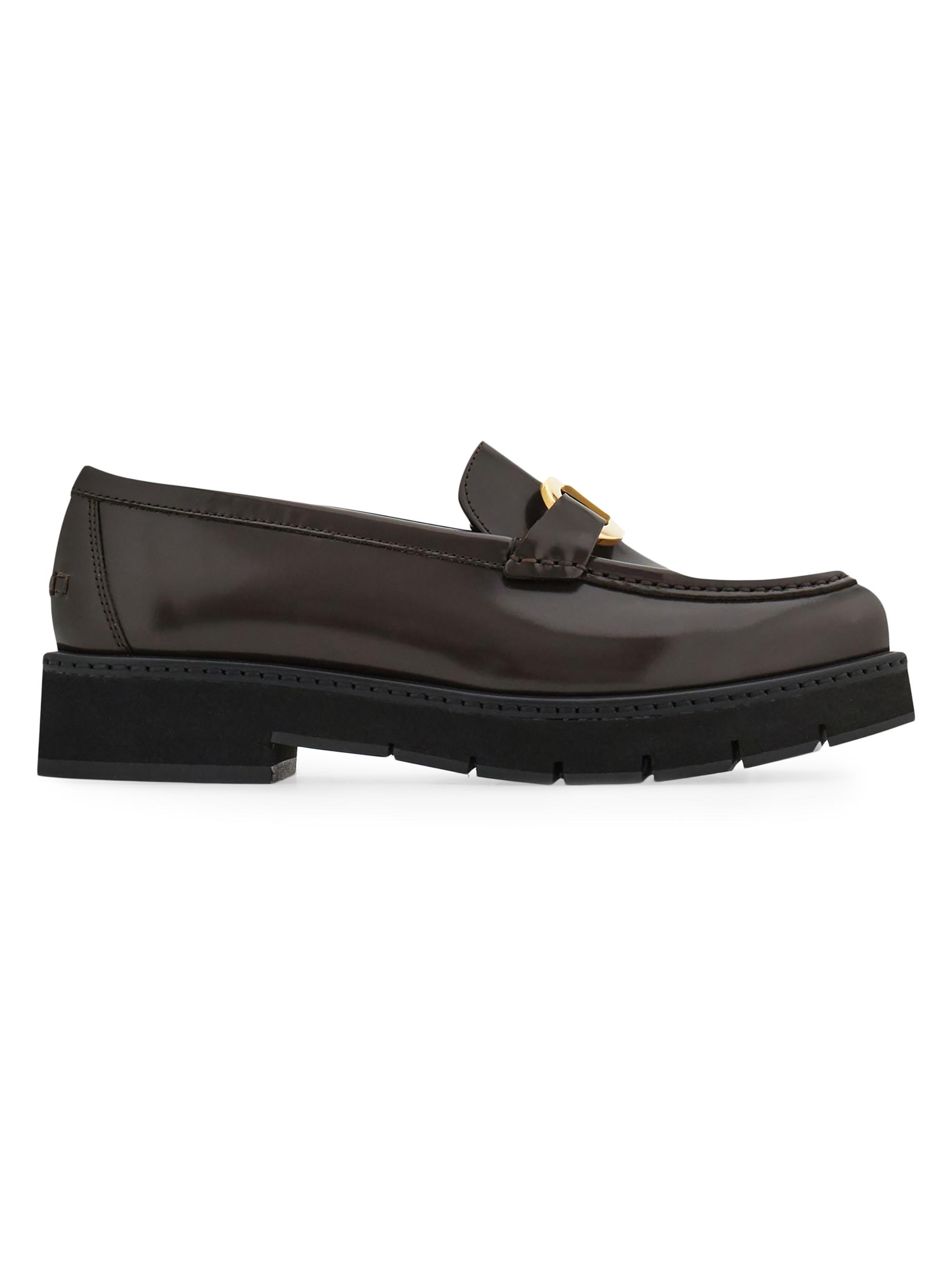 Valentino Garavani Vlogo Signature Calfskin Loafers | Saks Fifth