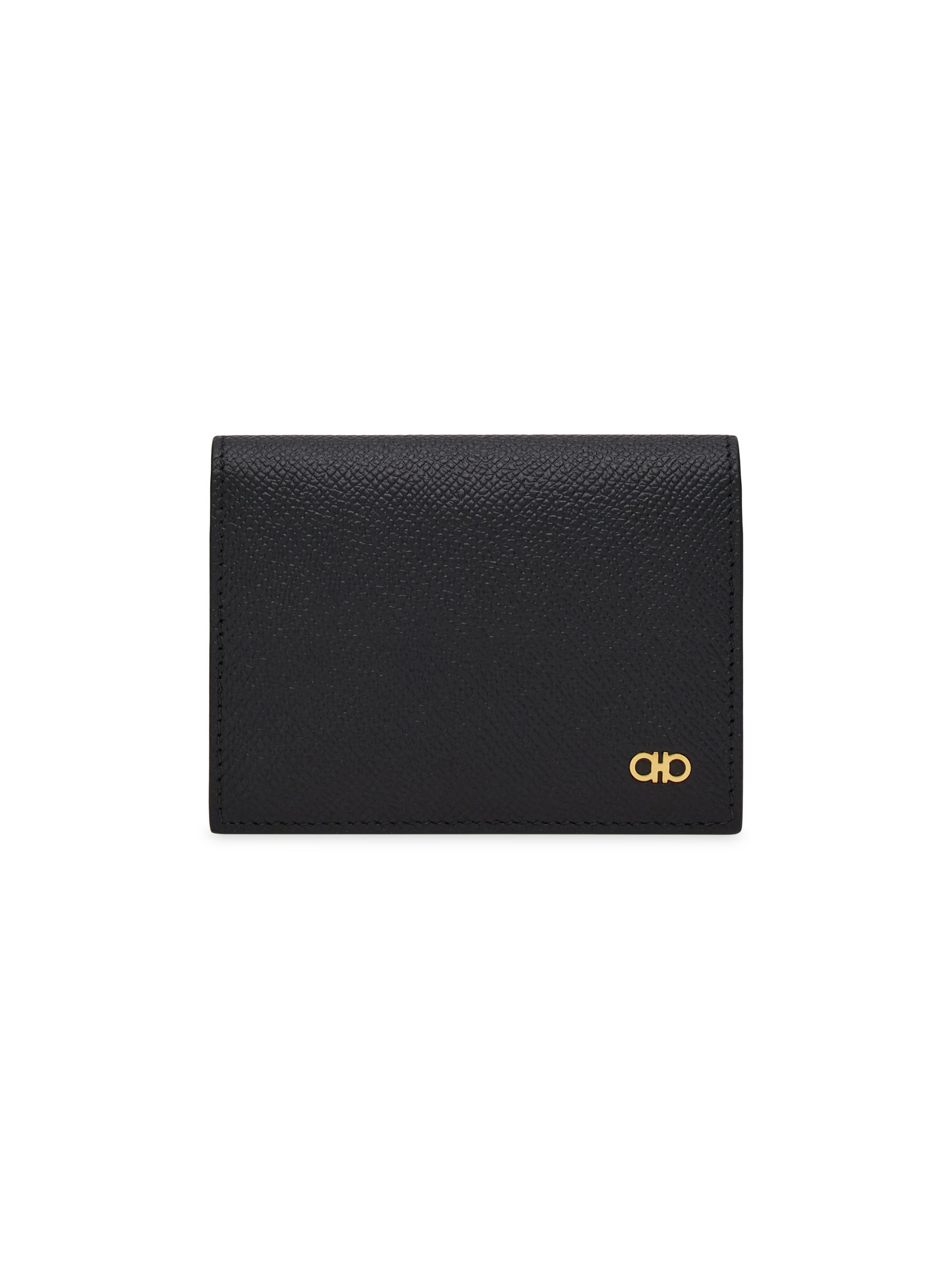 ☆Salvatore Ferragamo☆ ブラック 26cm FERRAGAMO Revival Bi-Fold Leather Wallet | Saks Fifth Avenue