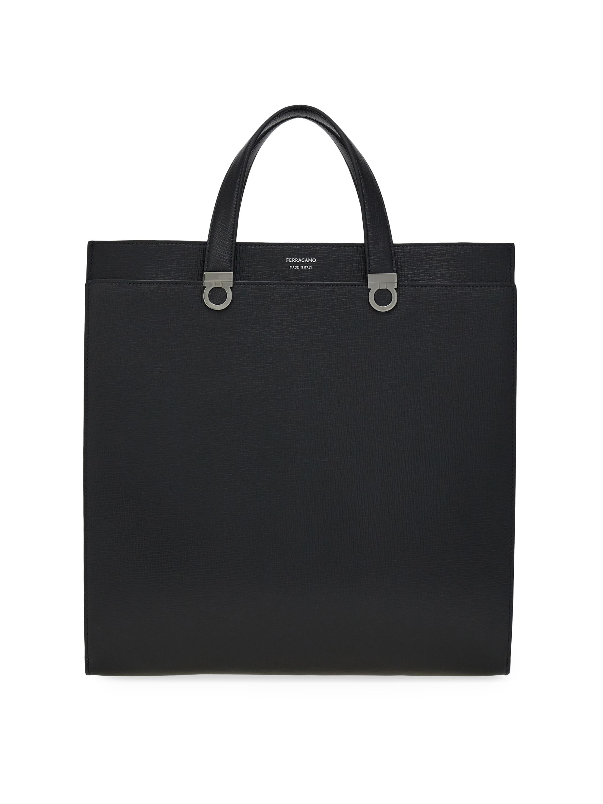 Bally Code Leather-Trimmed Nylon Tote Bag | Saks Fifth Avenue